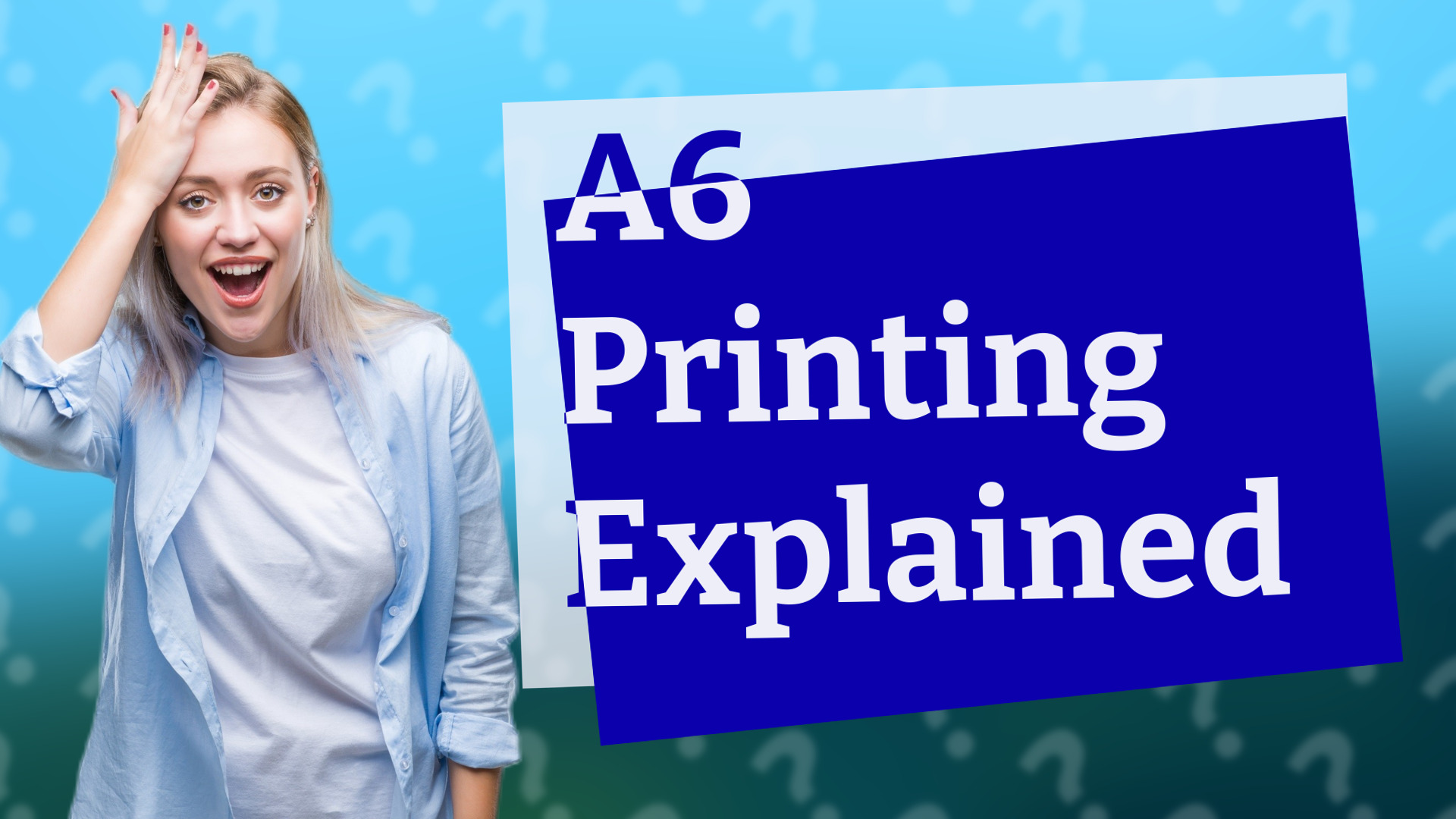 A6 Printing Explained