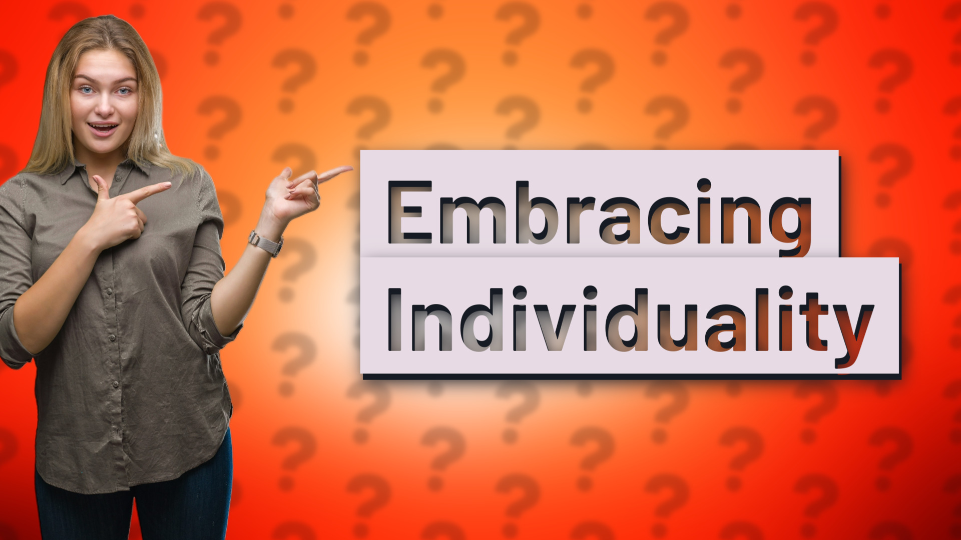 Embracing Individuality