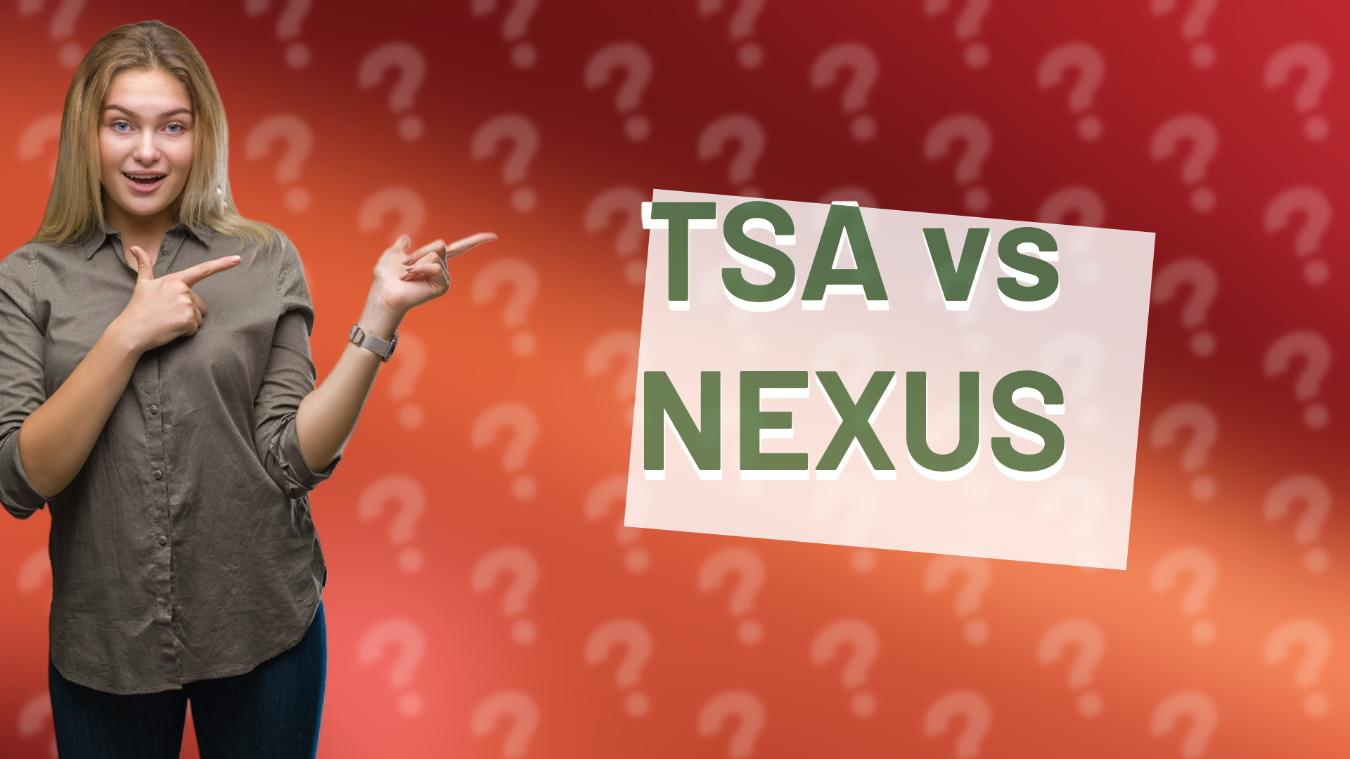TSA vs NEXUS