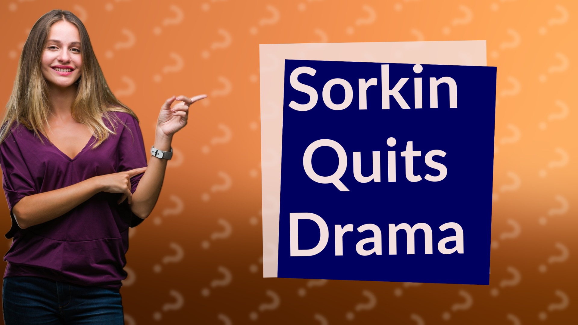 Sorkin Quits Drama