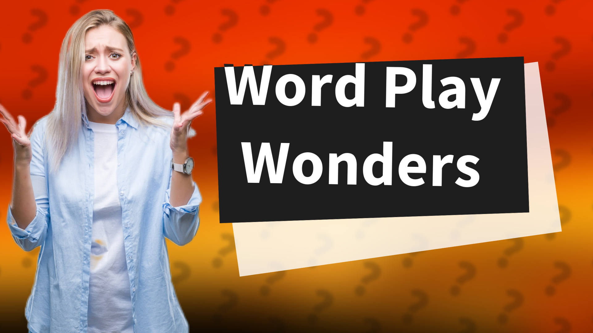 Word Play Wonders