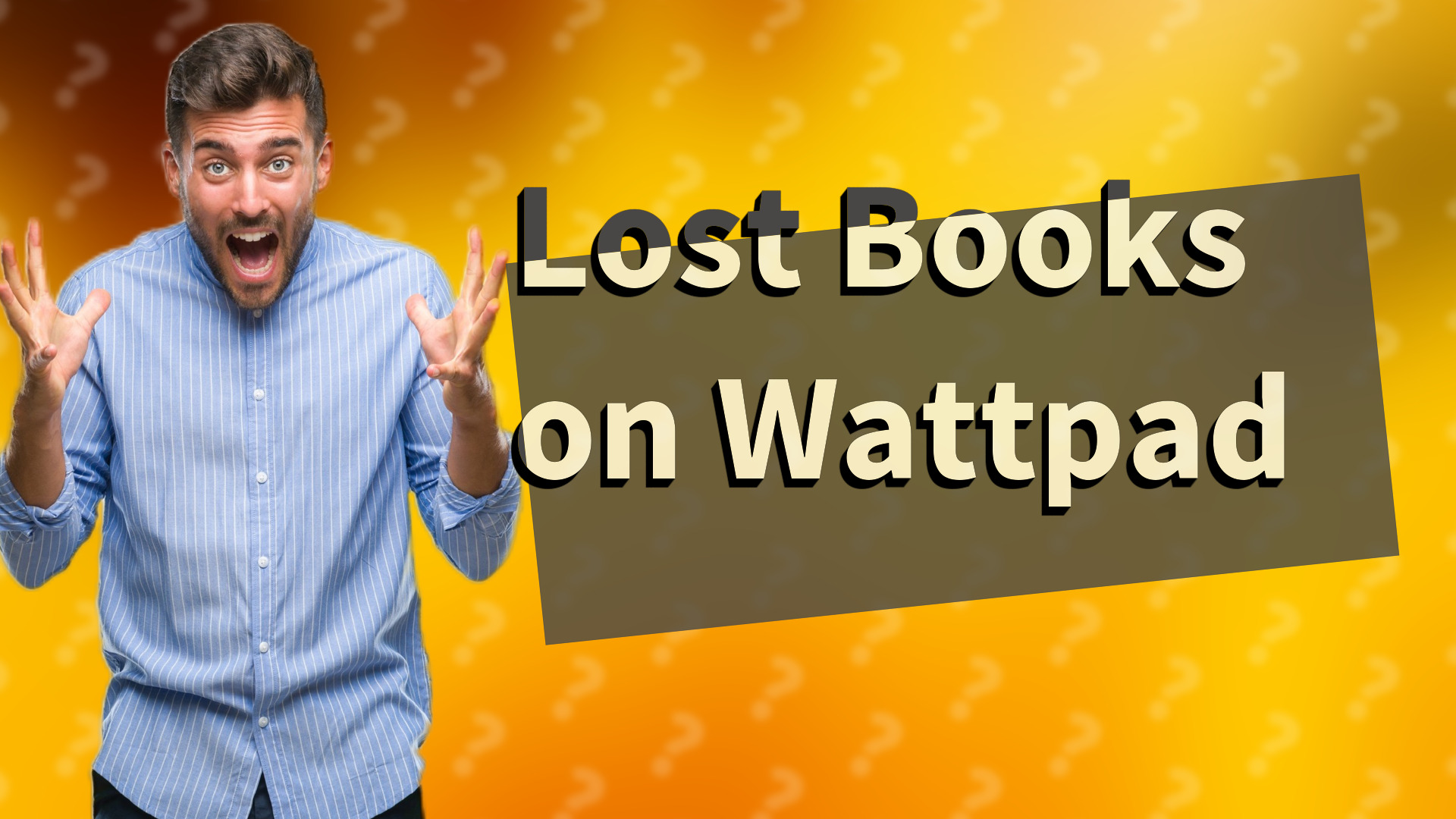 Lost Books on Wattpad