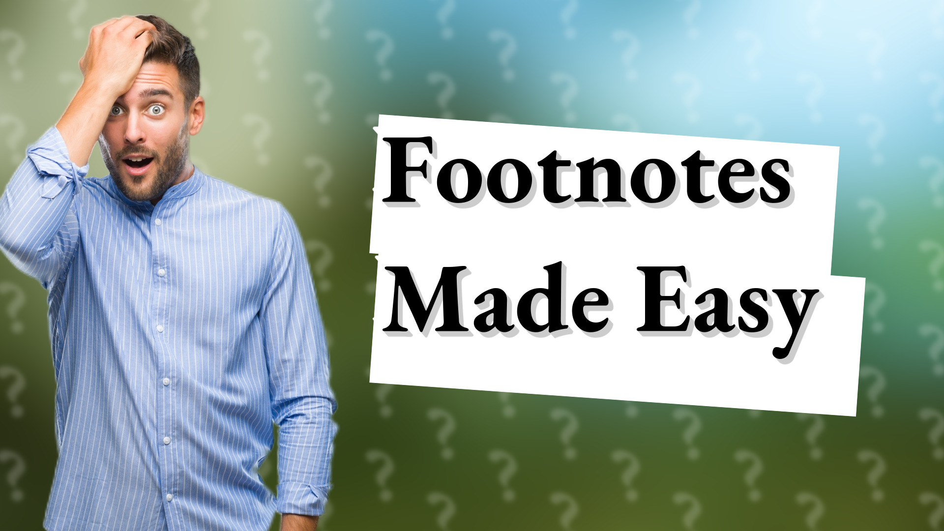 Footnotes Made Easy