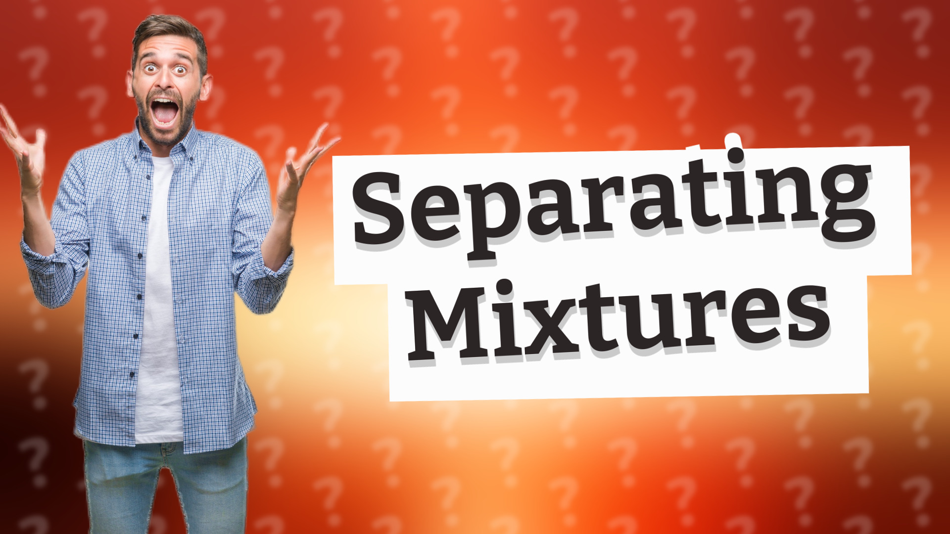 Separating Mixtures