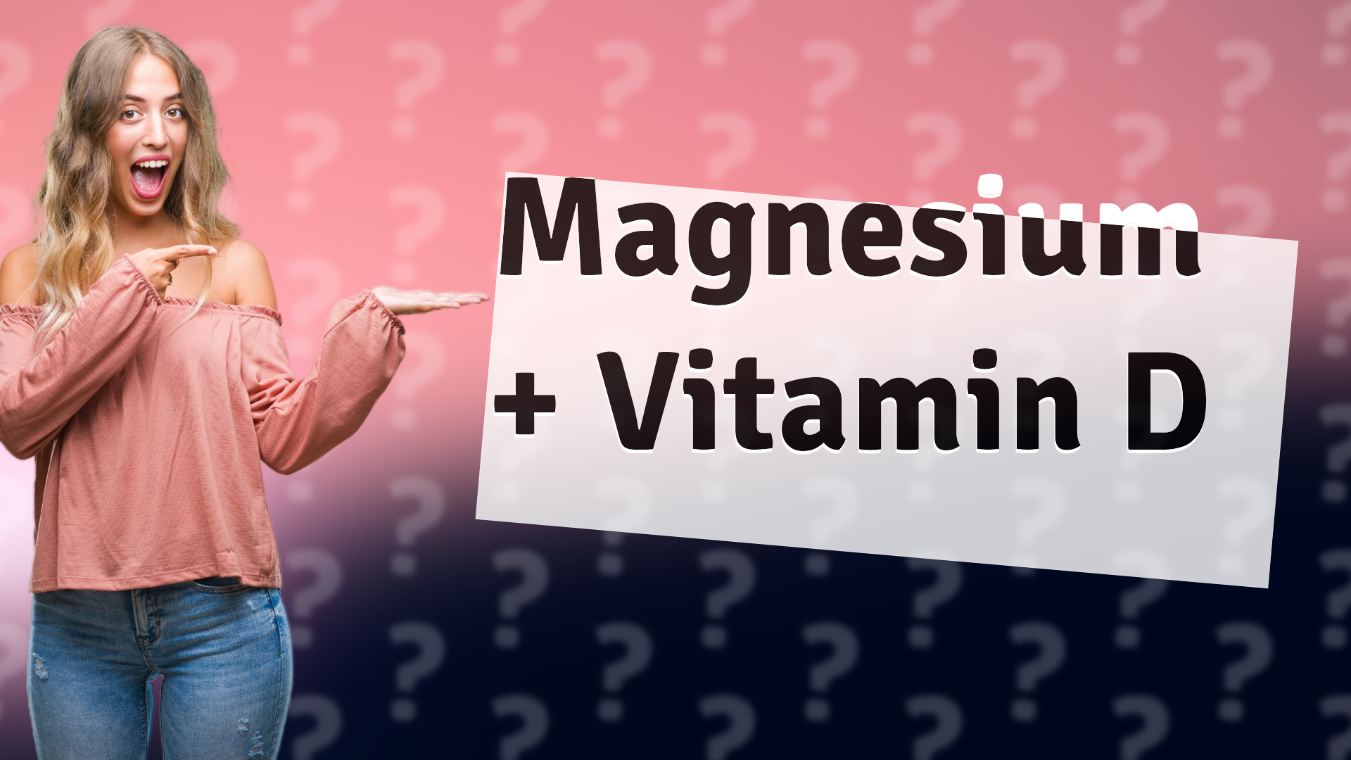 Magnesium + Vitamin D