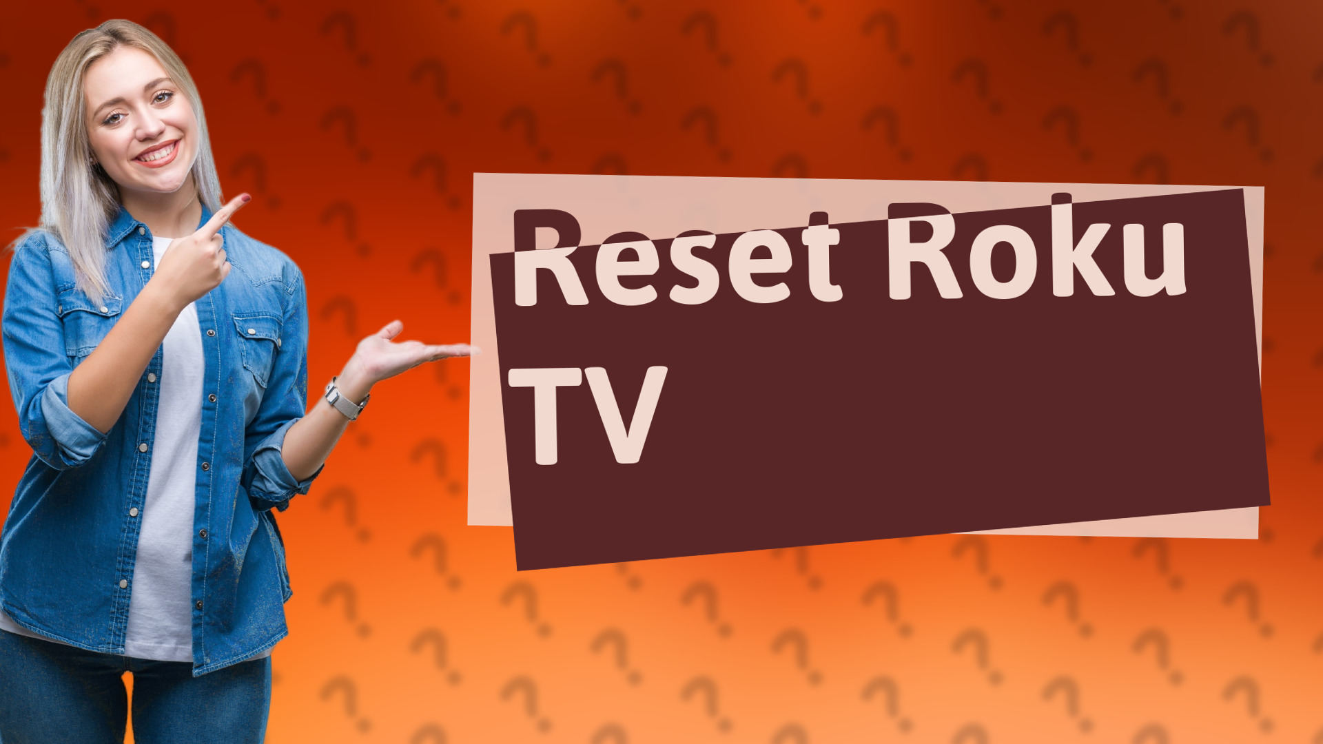 Reset Roku TV