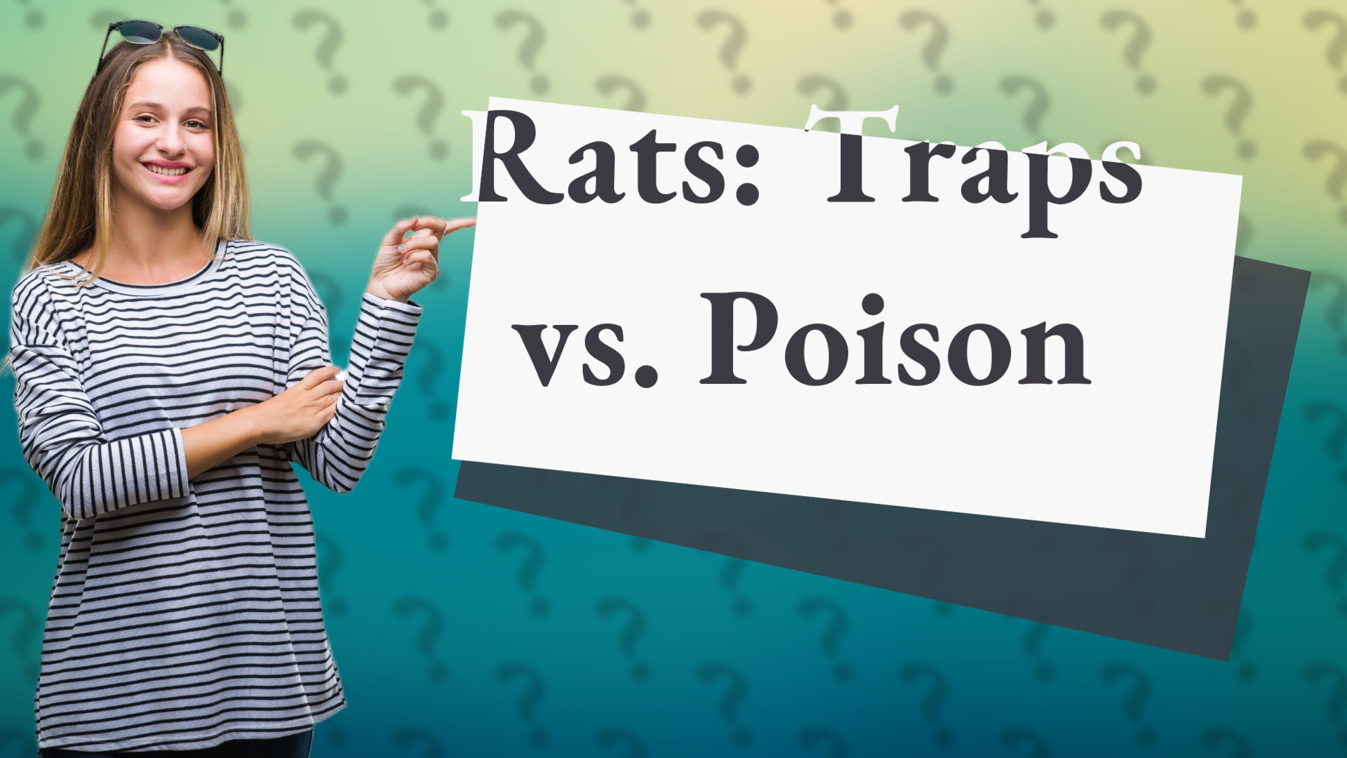 Rats: Traps vs. Poison