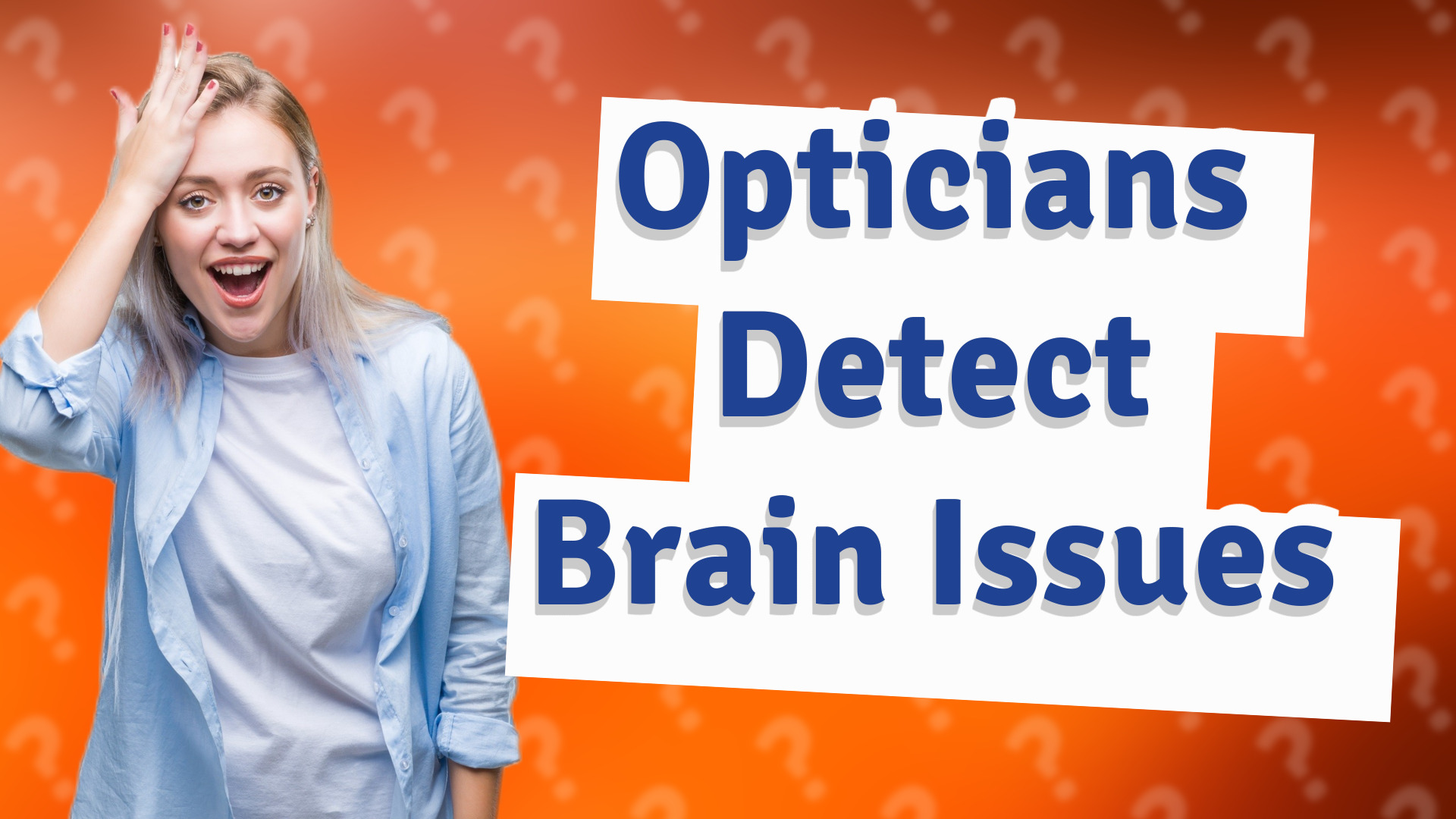 Opticians Detect Brain Issues