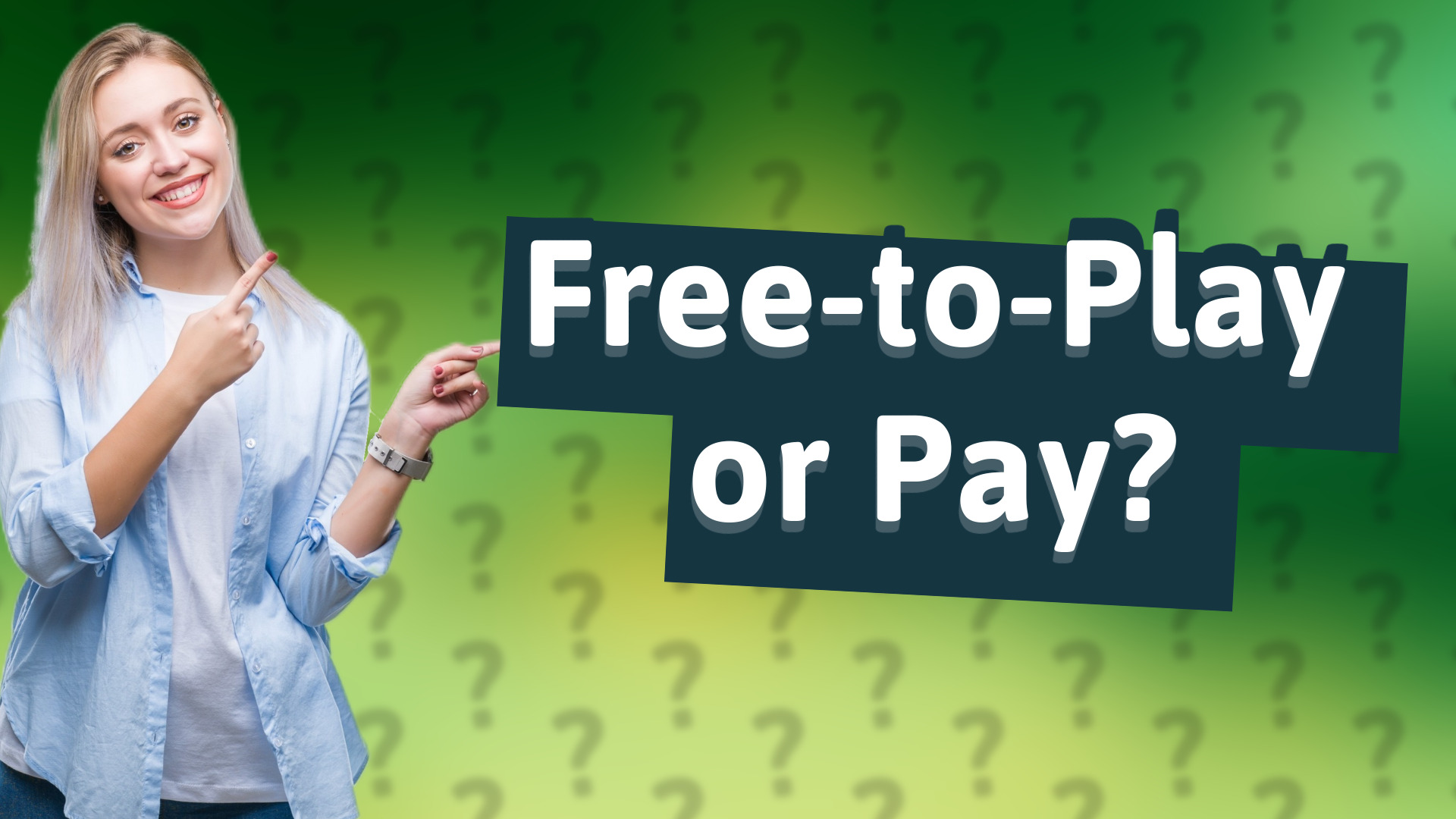 Free-to-Play or Pay?