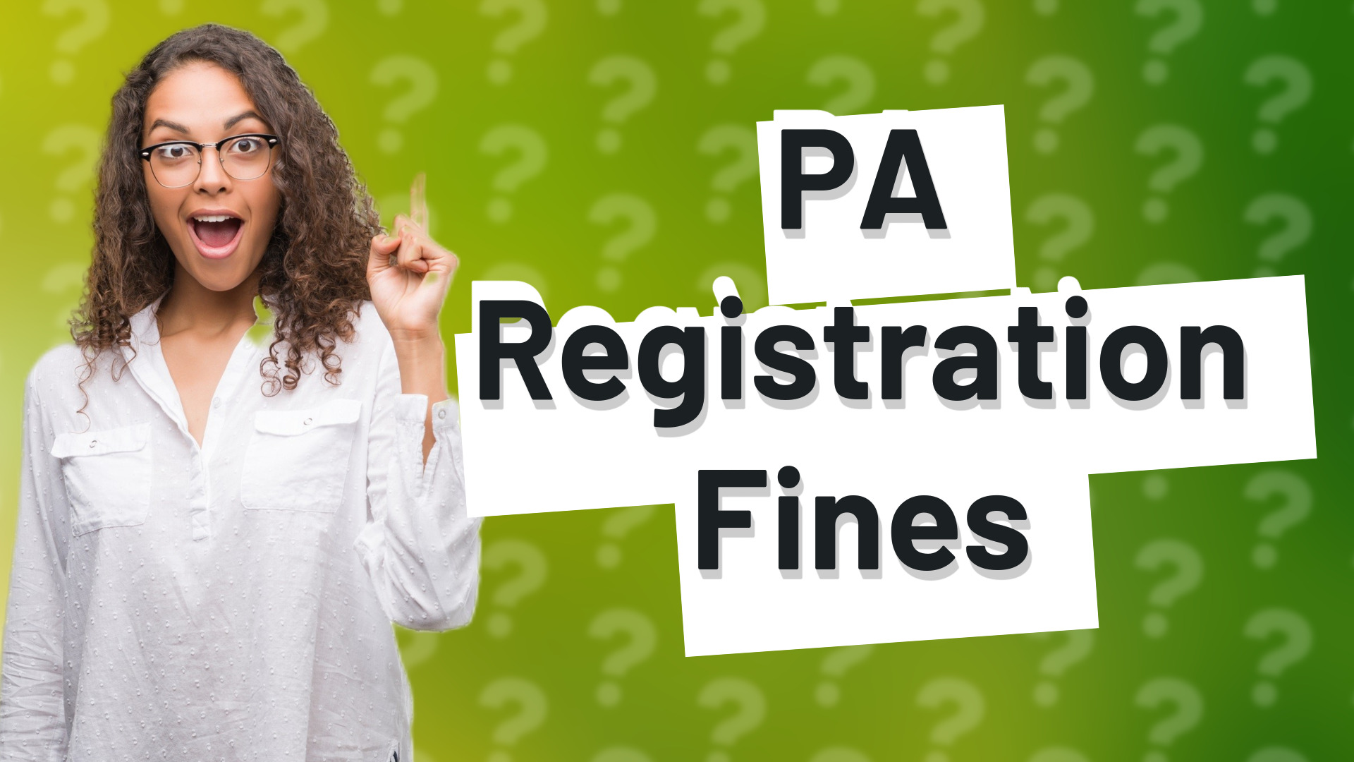 PA Registration Fines