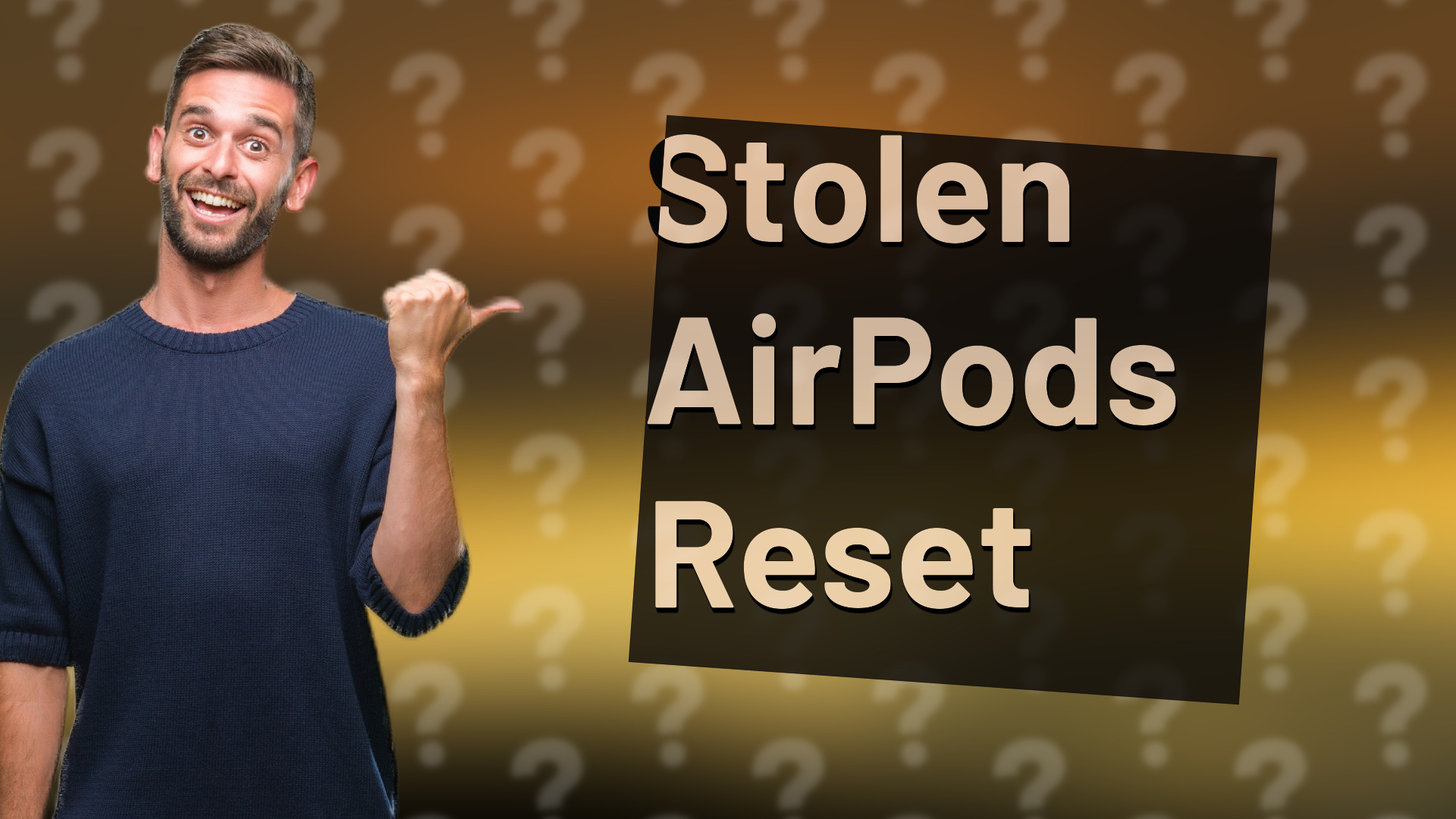 Stolen AirPods Reset