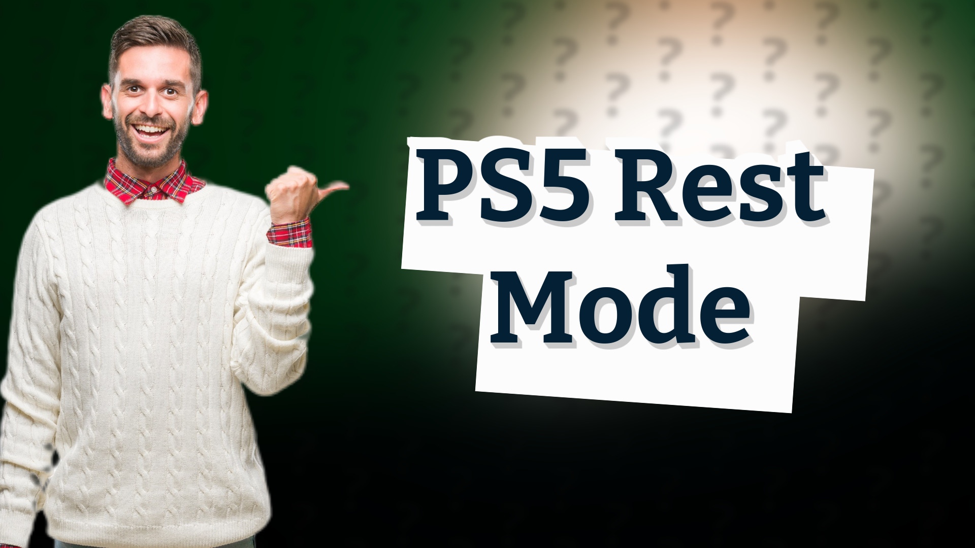 PS5 Rest Mode