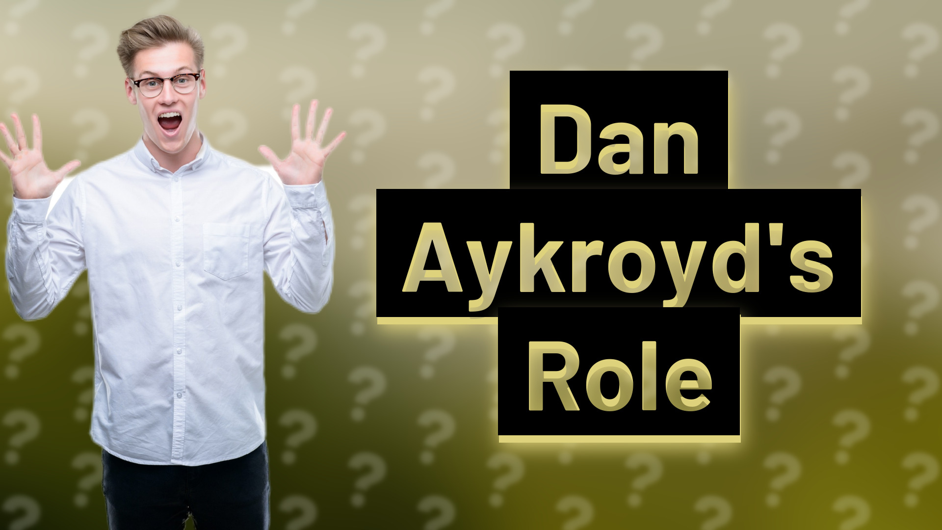 Dan Aykroyd's Role