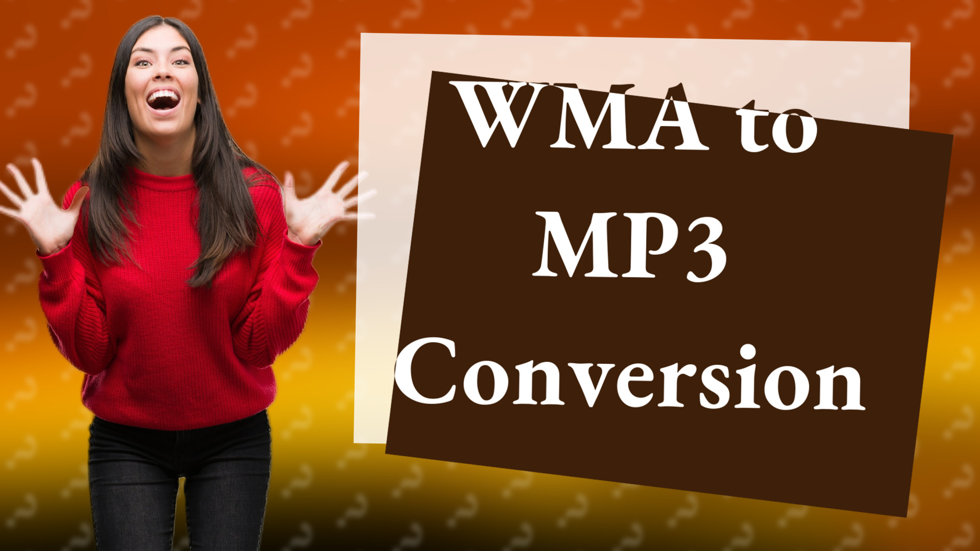 WMA to MP3 Conversion