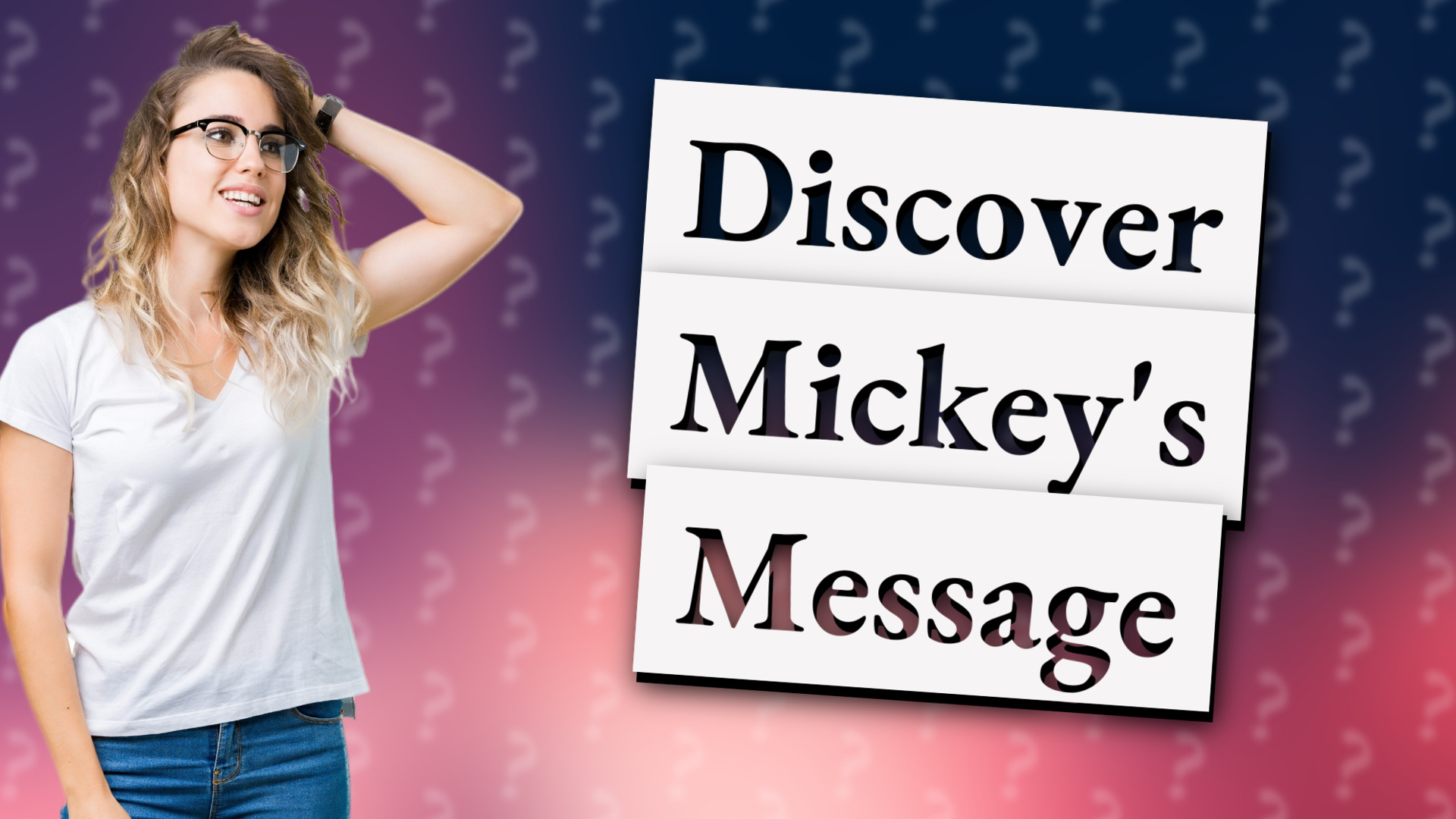 Discover Mickey's Message