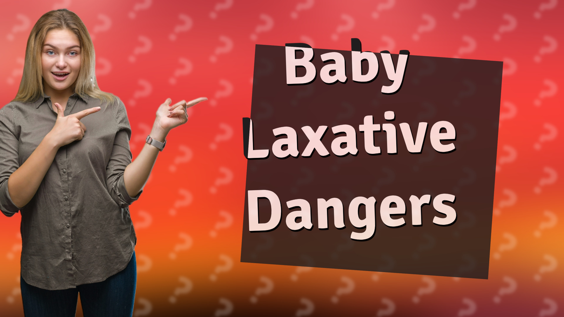 Baby Laxative Dangers