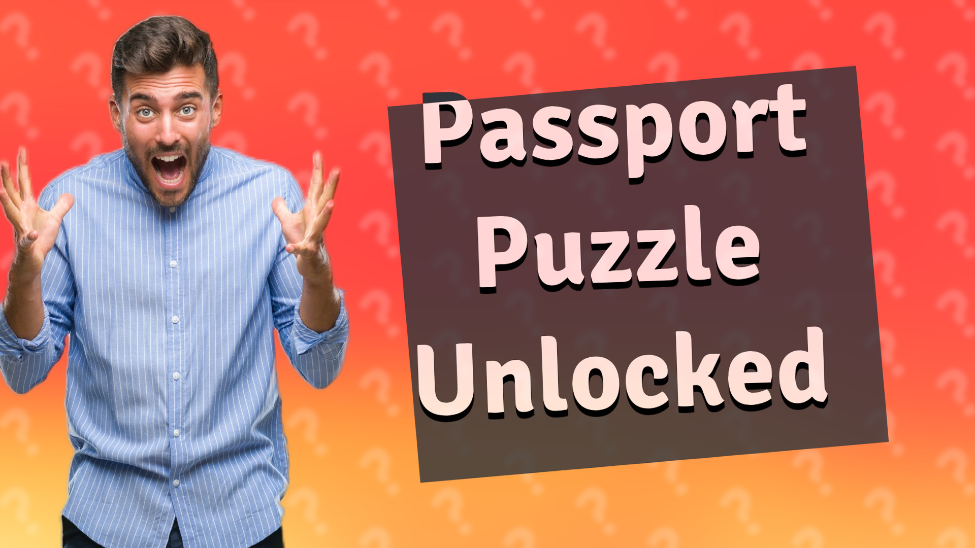 Passport Puzzle Unlocked
