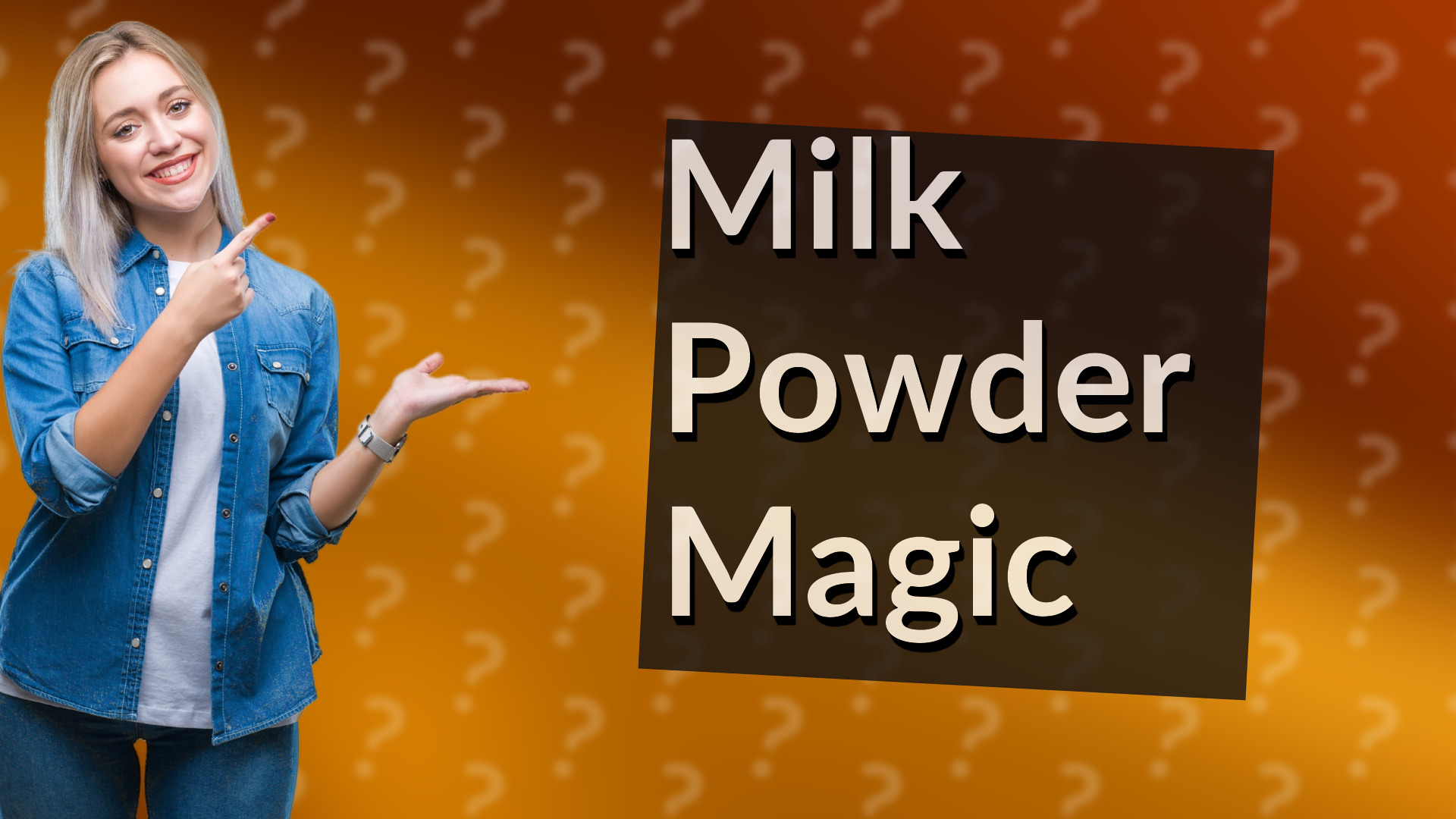 Milk Powder Magic