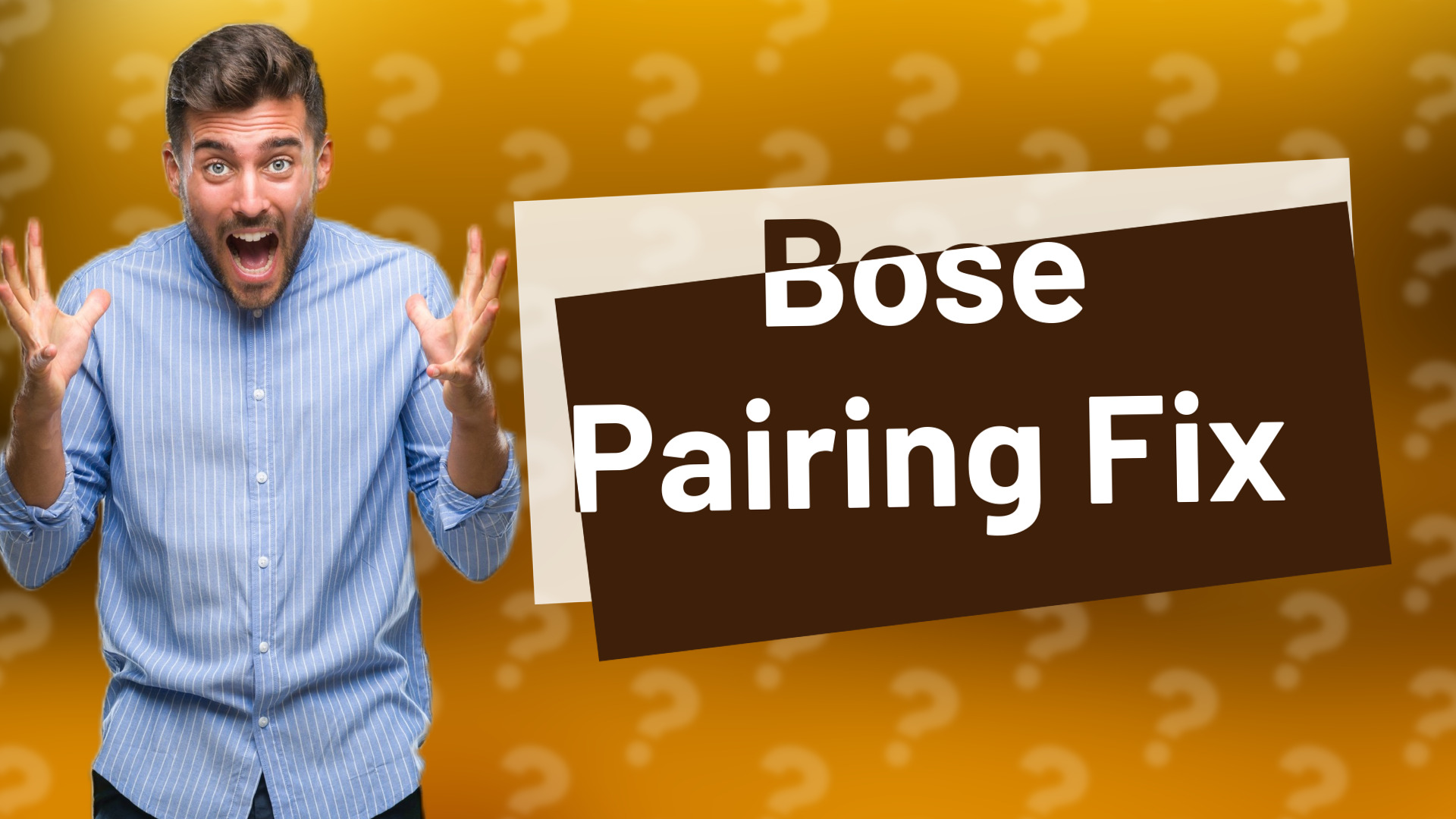 Bose Pairing Fix