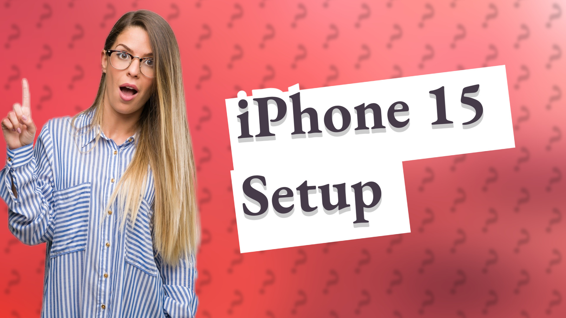 iPhone 15 Setup