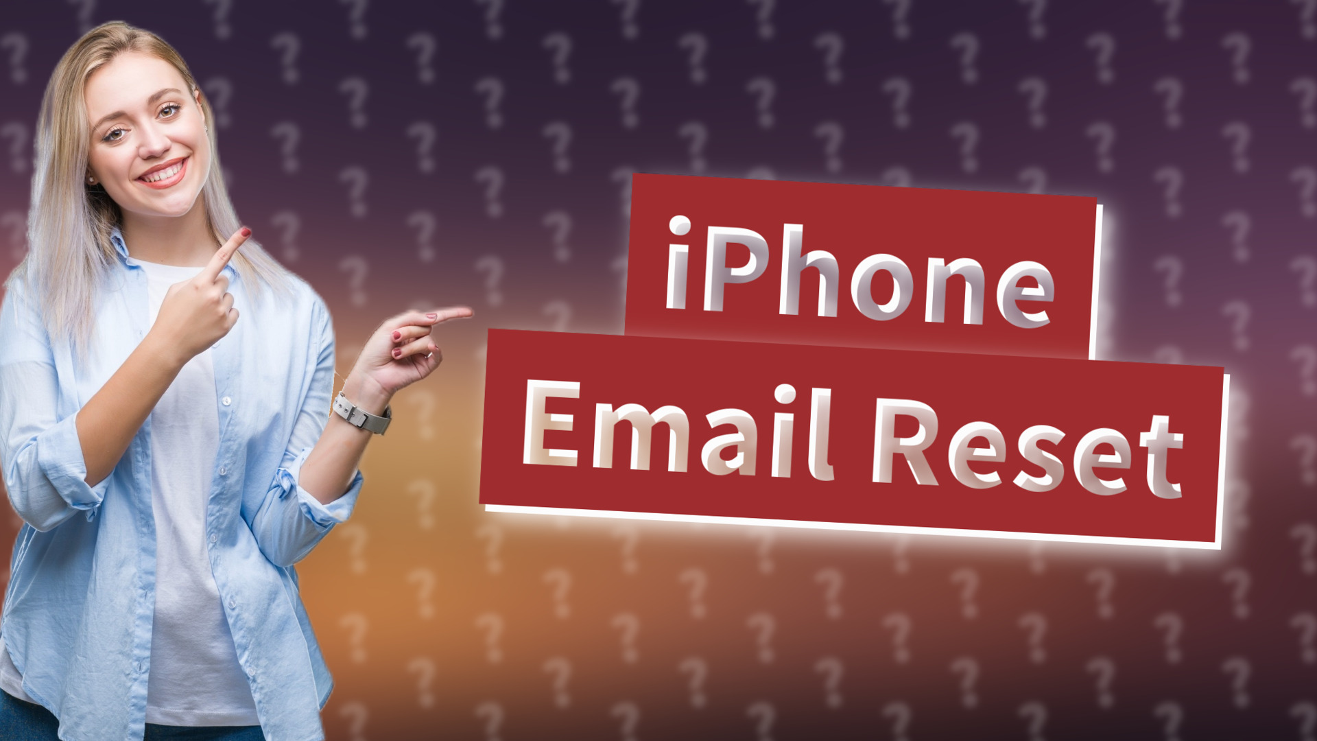 iPhone Email Reset