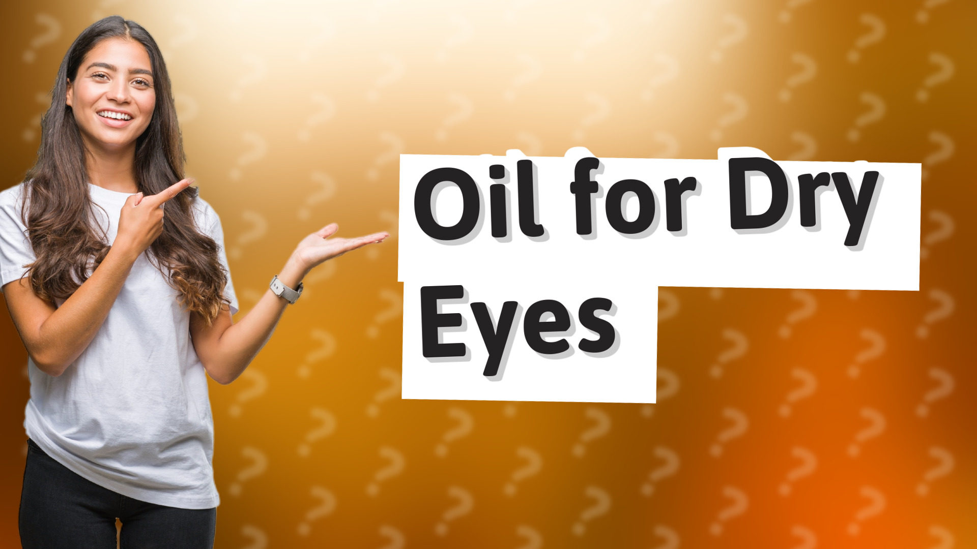 Oil for Dry Eyes