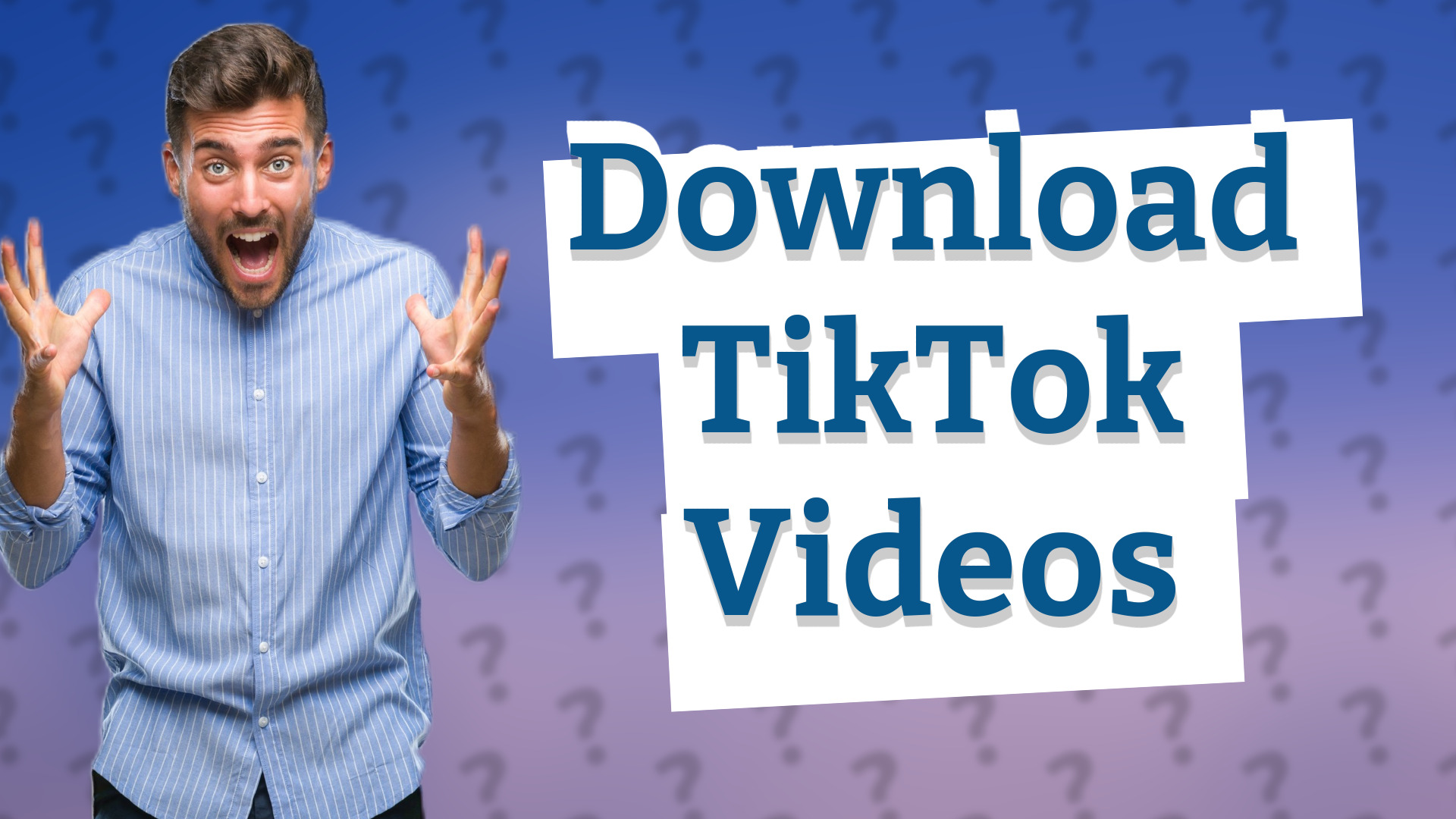 Download TikTok Videos