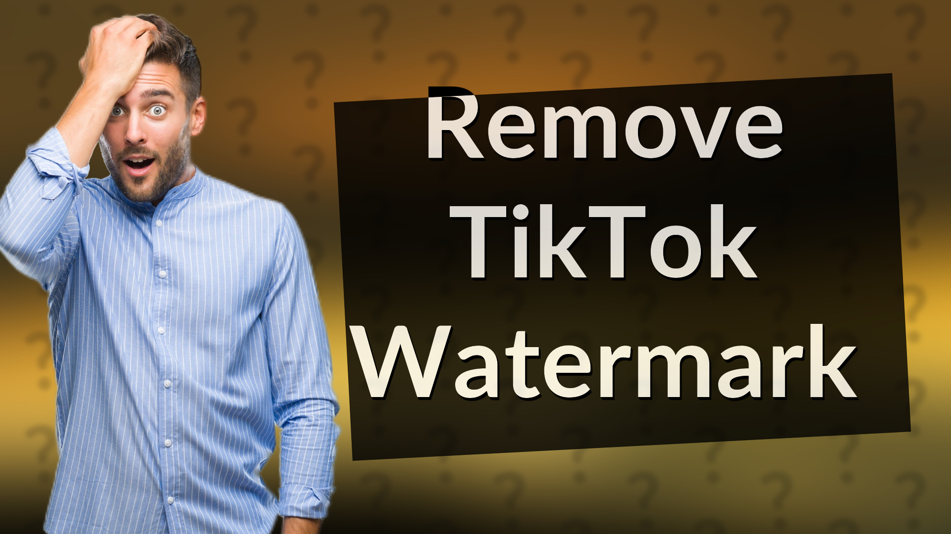 Remove TikTok Watermark