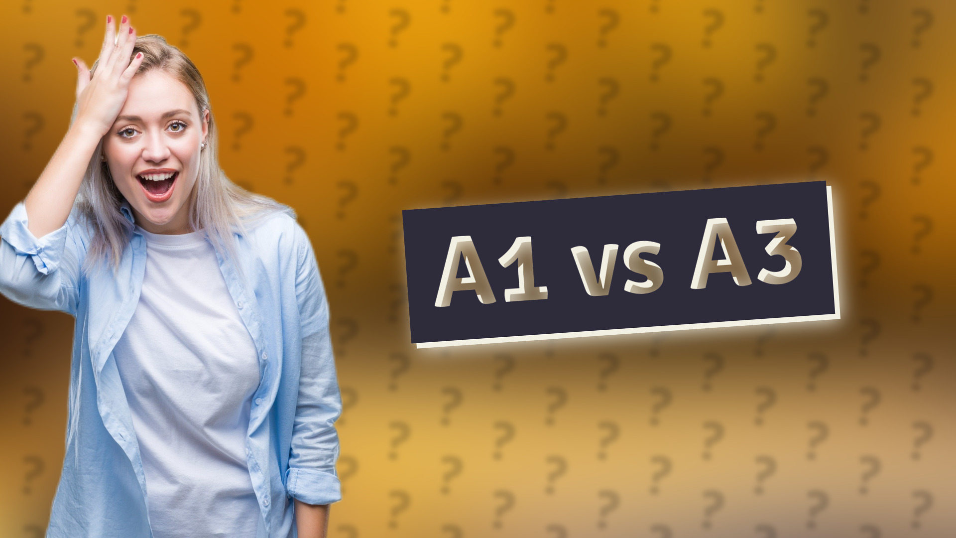 A1 vs A3