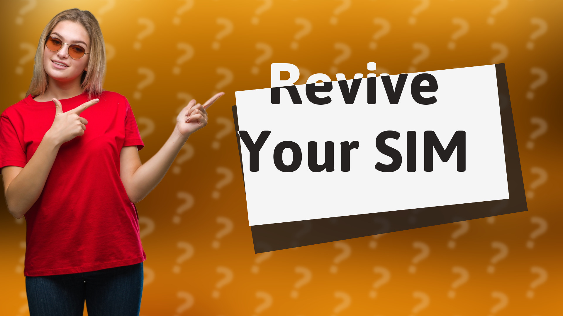 Revive Your SIM