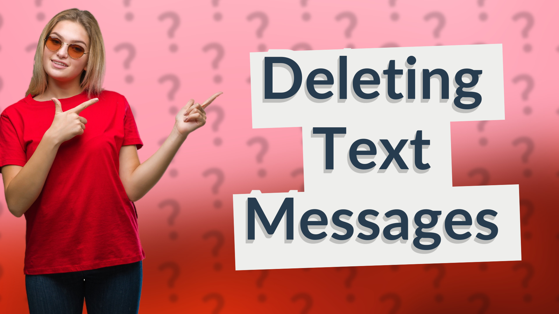 Deleting Text Messages