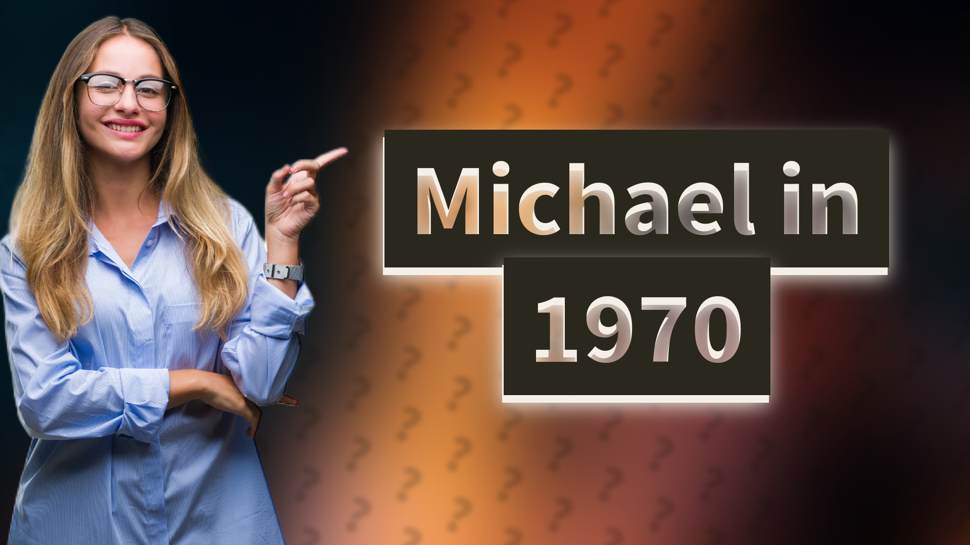 Michael in 1970