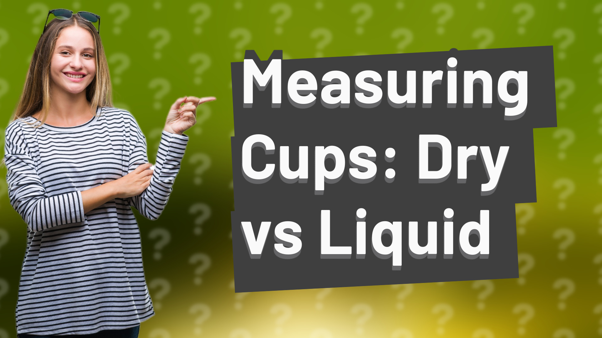 Measuring Cups: Dry vs Liquid