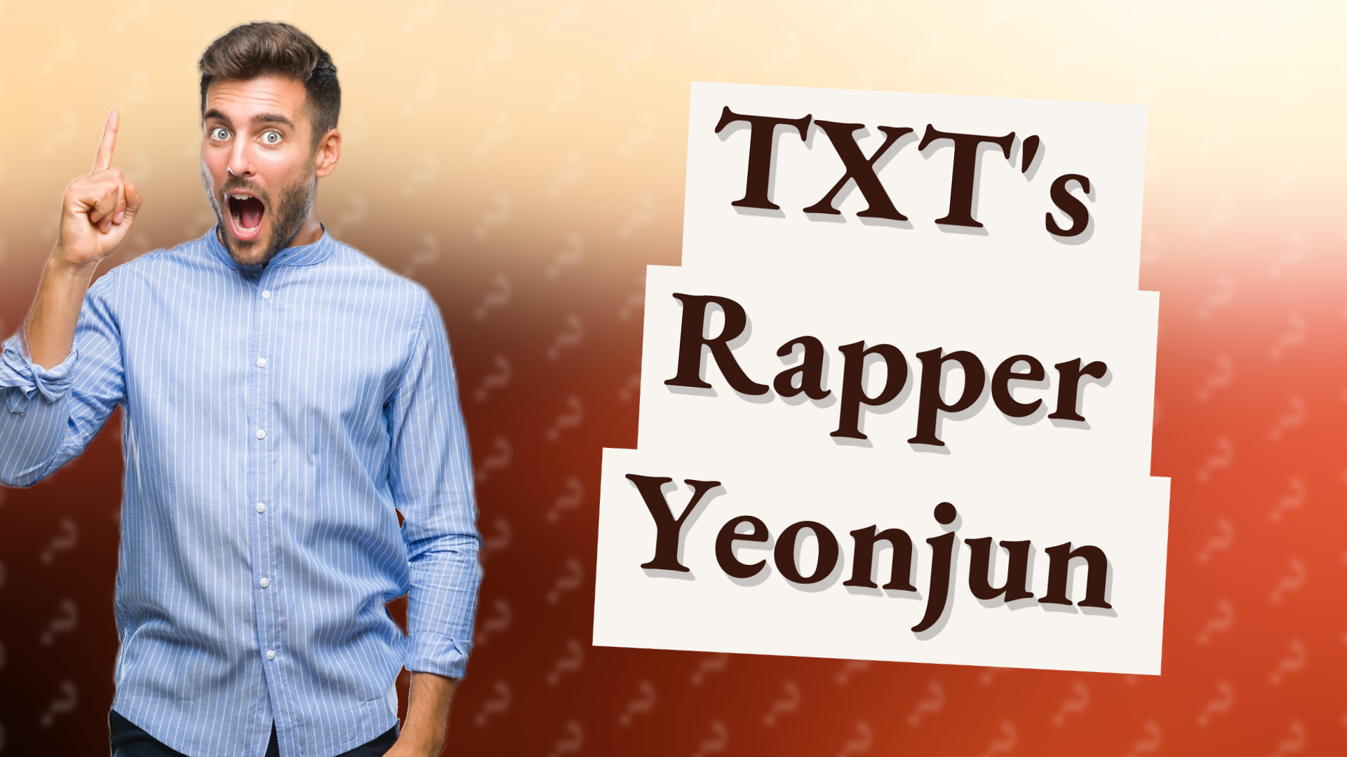 TXT's Rapper Yeonjun