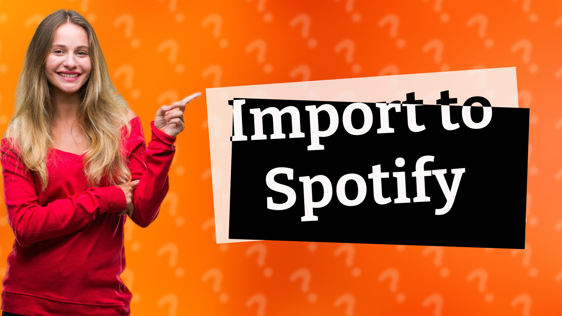 Import to Spotify
