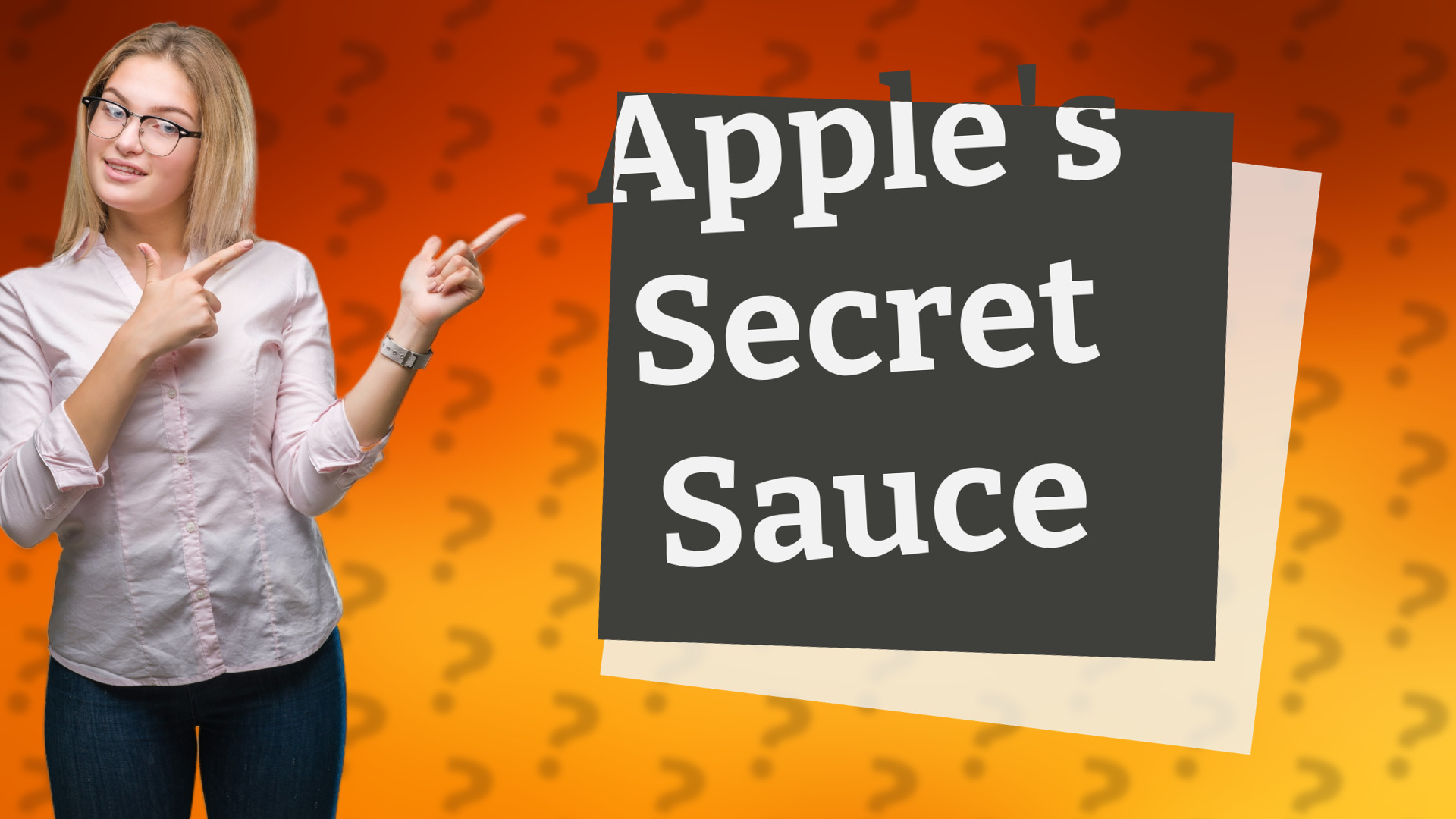 Apple's Secret Sauce