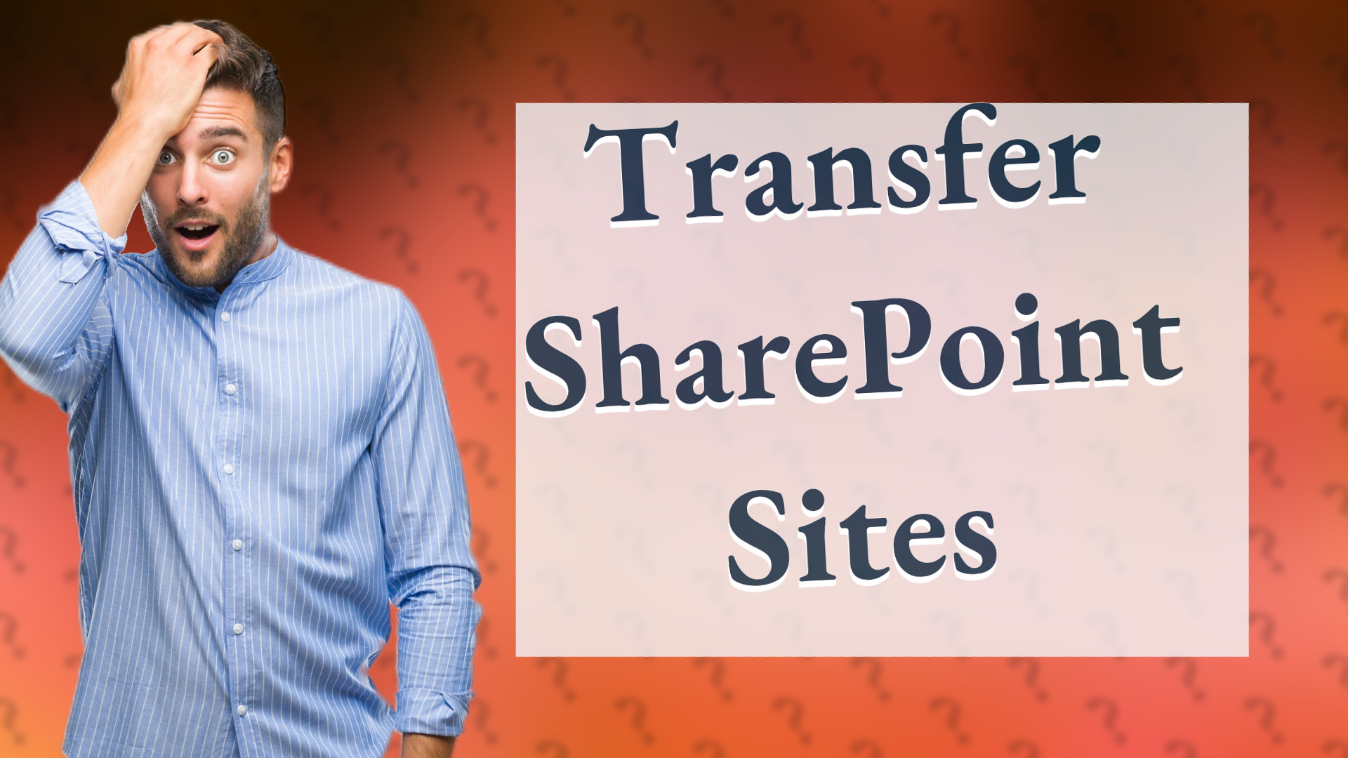 Transfer SharePoint Sites