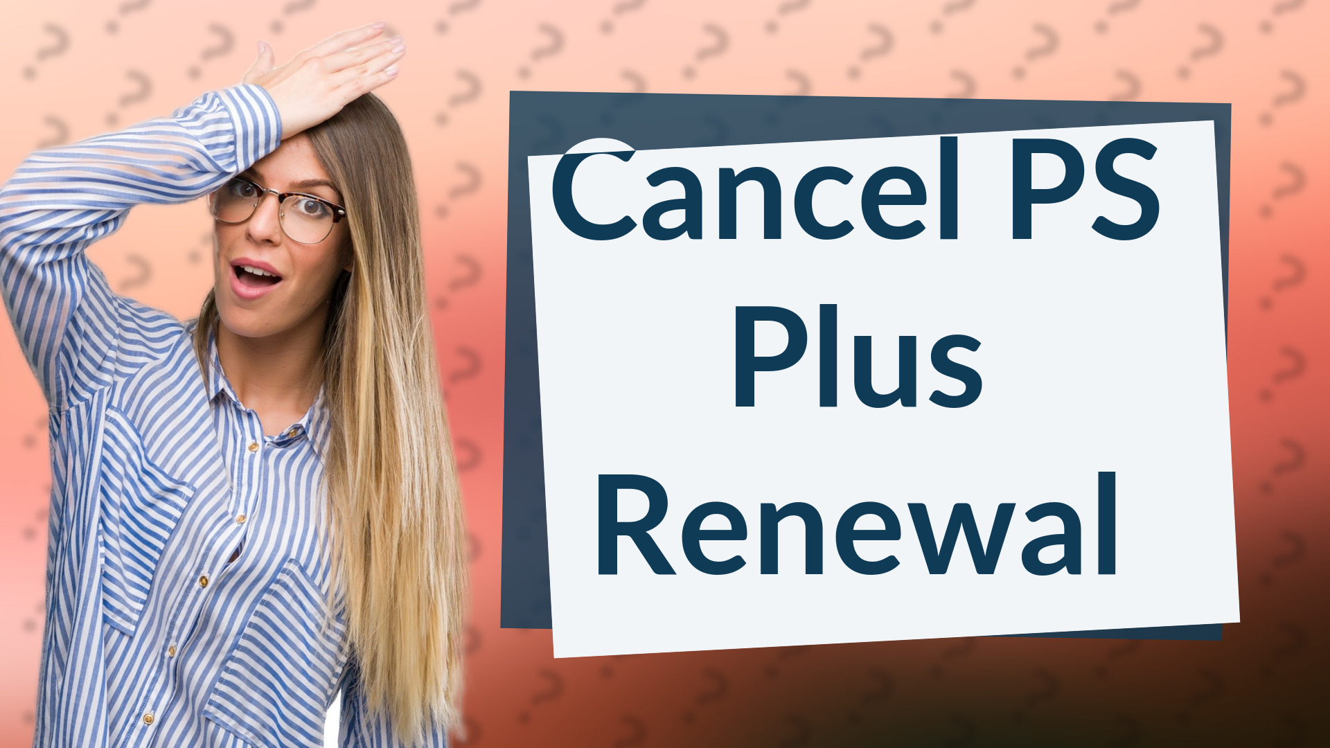 Cancel PS Plus Renewal