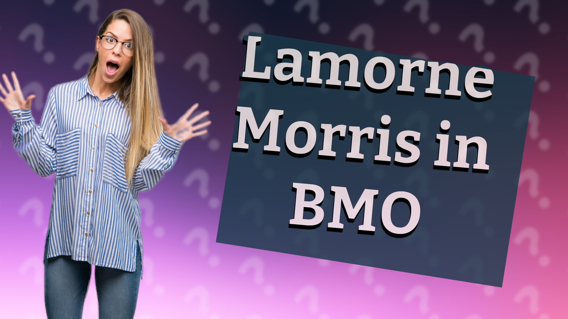 Lamorne Morris in BMO