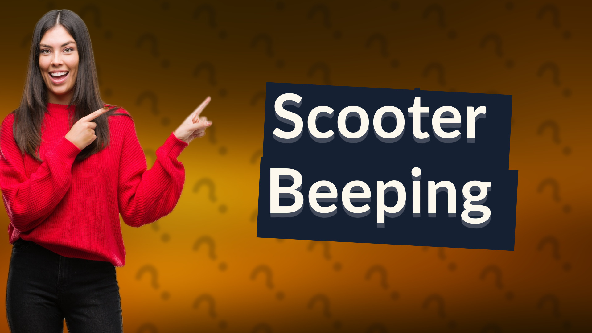 Scooter Beeping