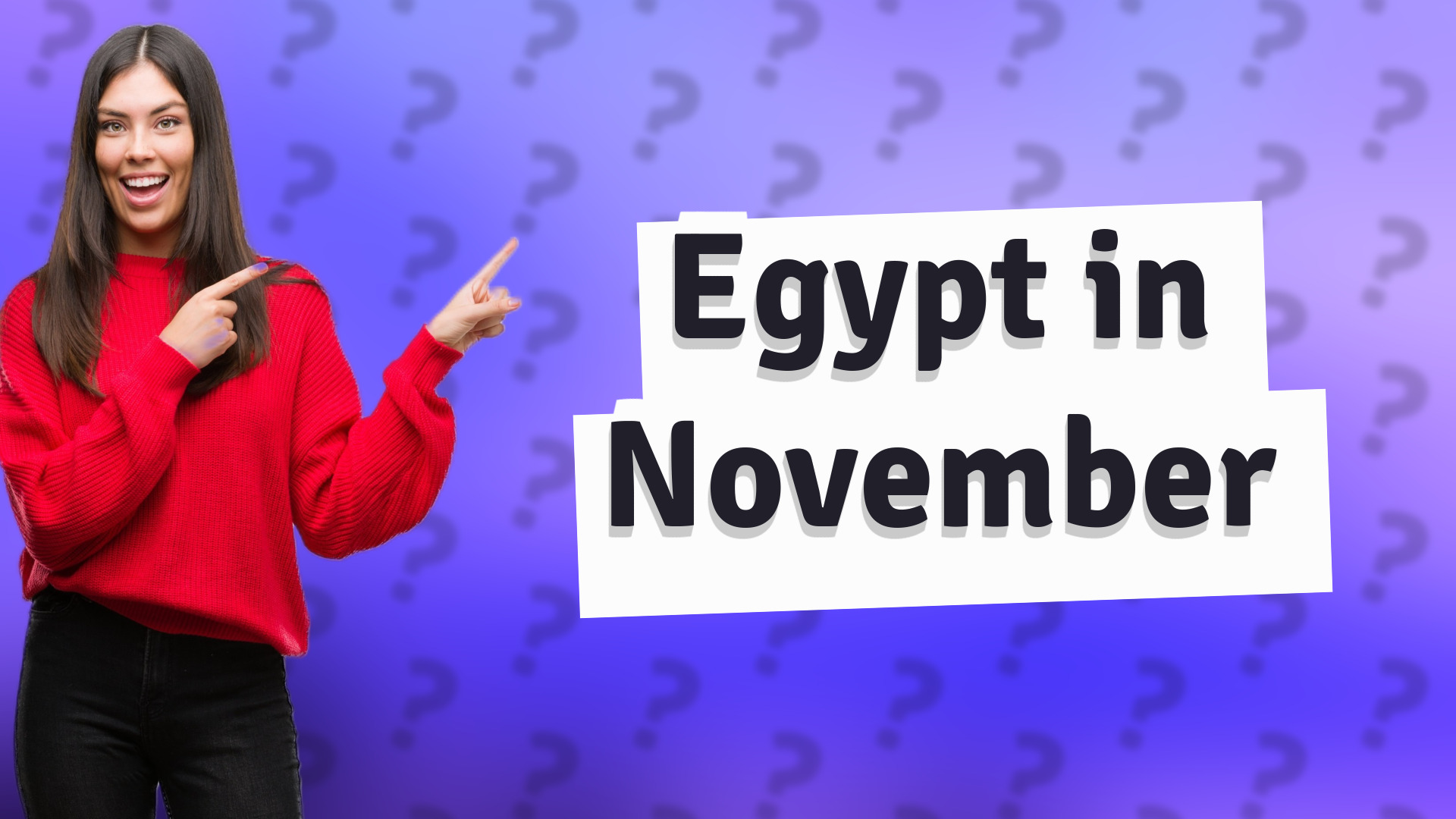 Egypt in November