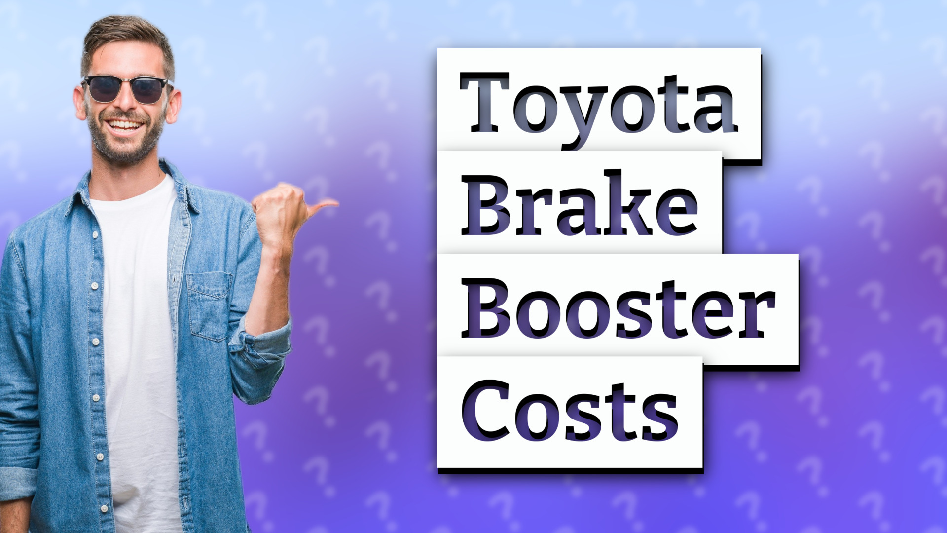 Toyota Brake Booster Costs