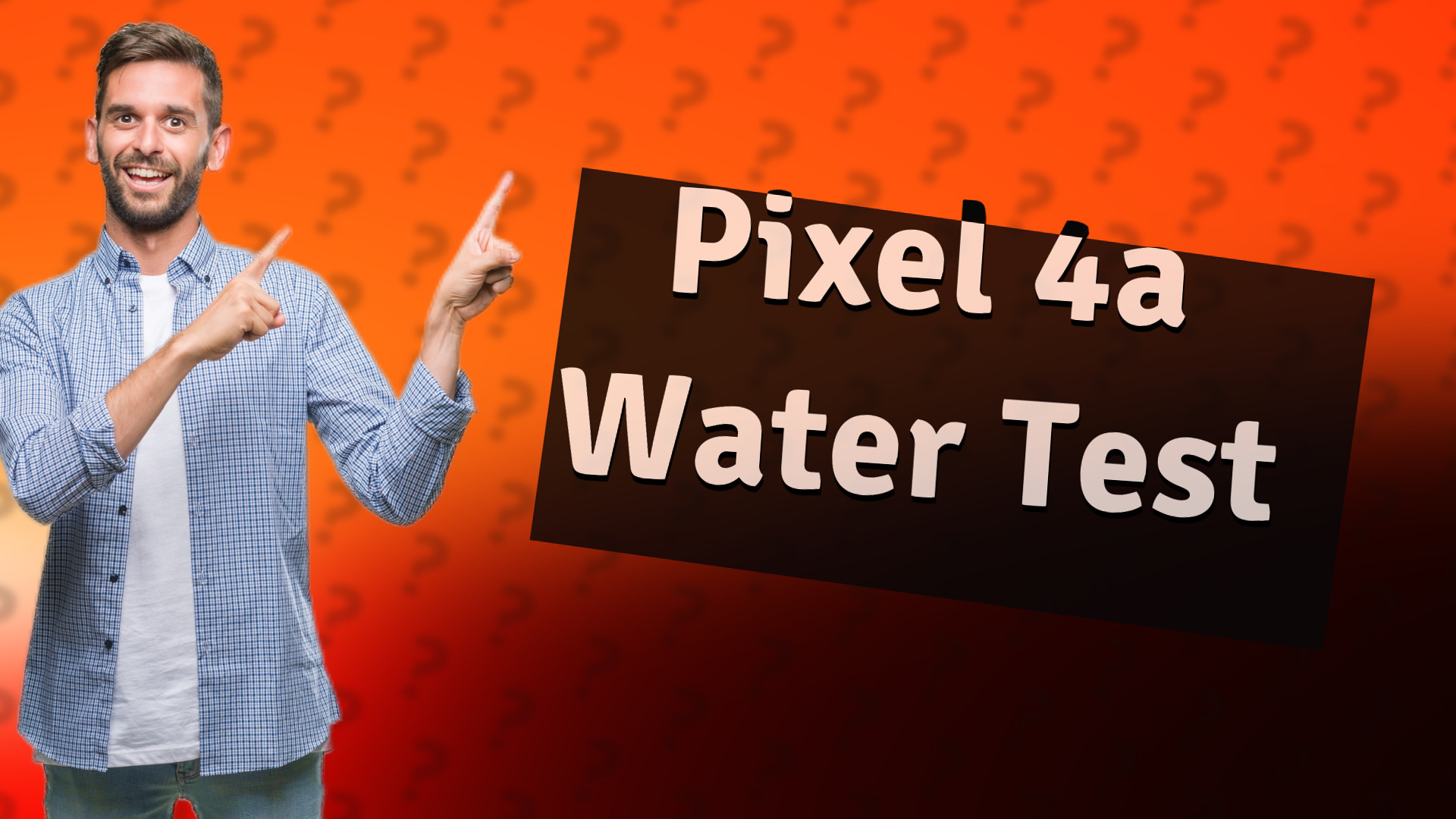 Pixel 4a Water Test
