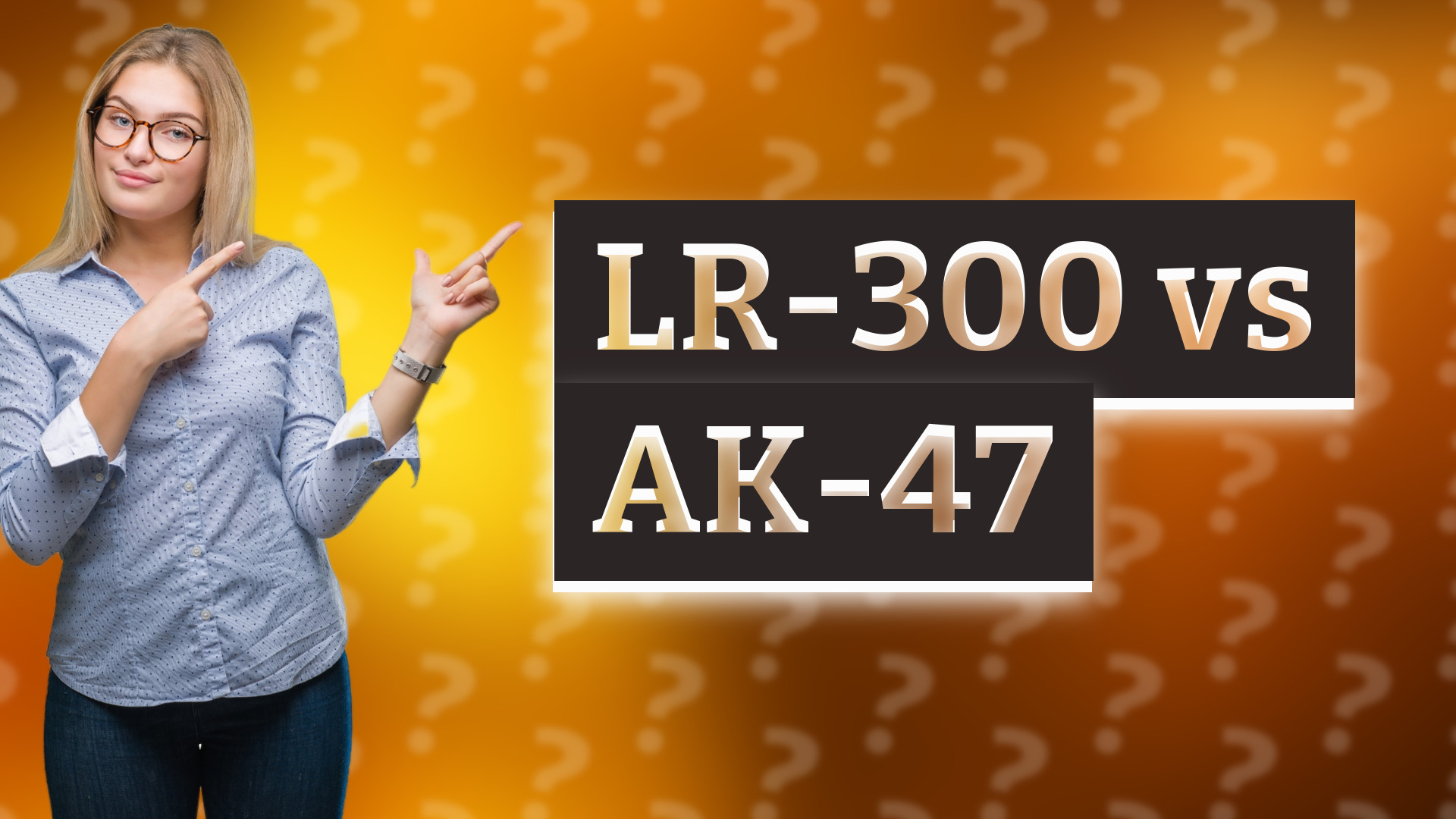 LR-300 vs AK-47