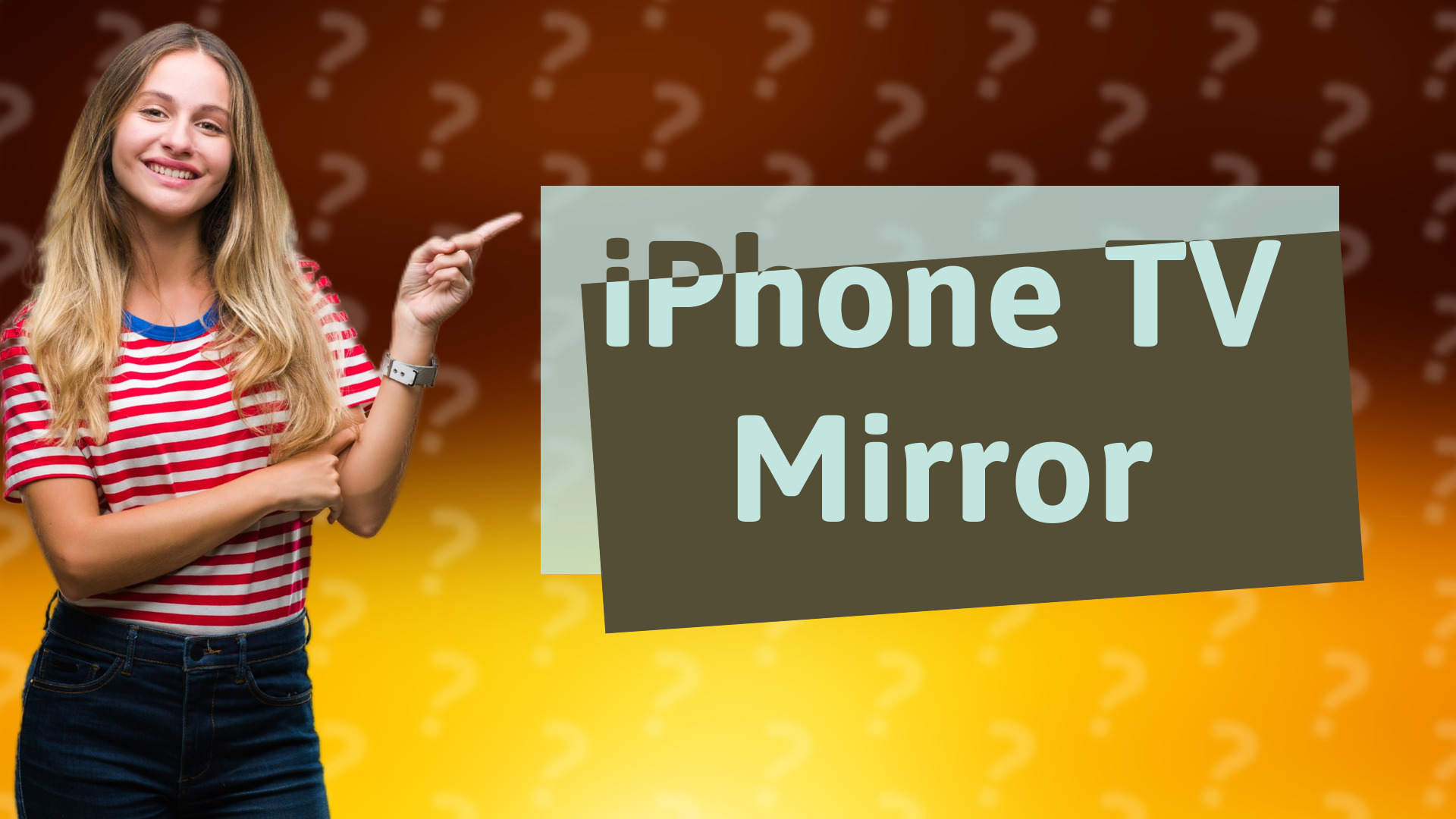 iPhone TV Mirror