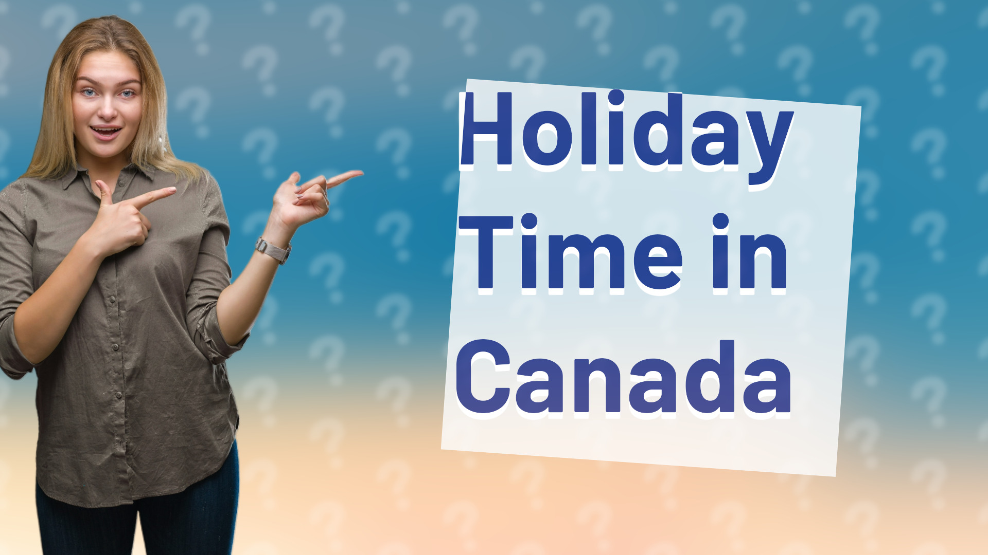 Holiday Time in Canada