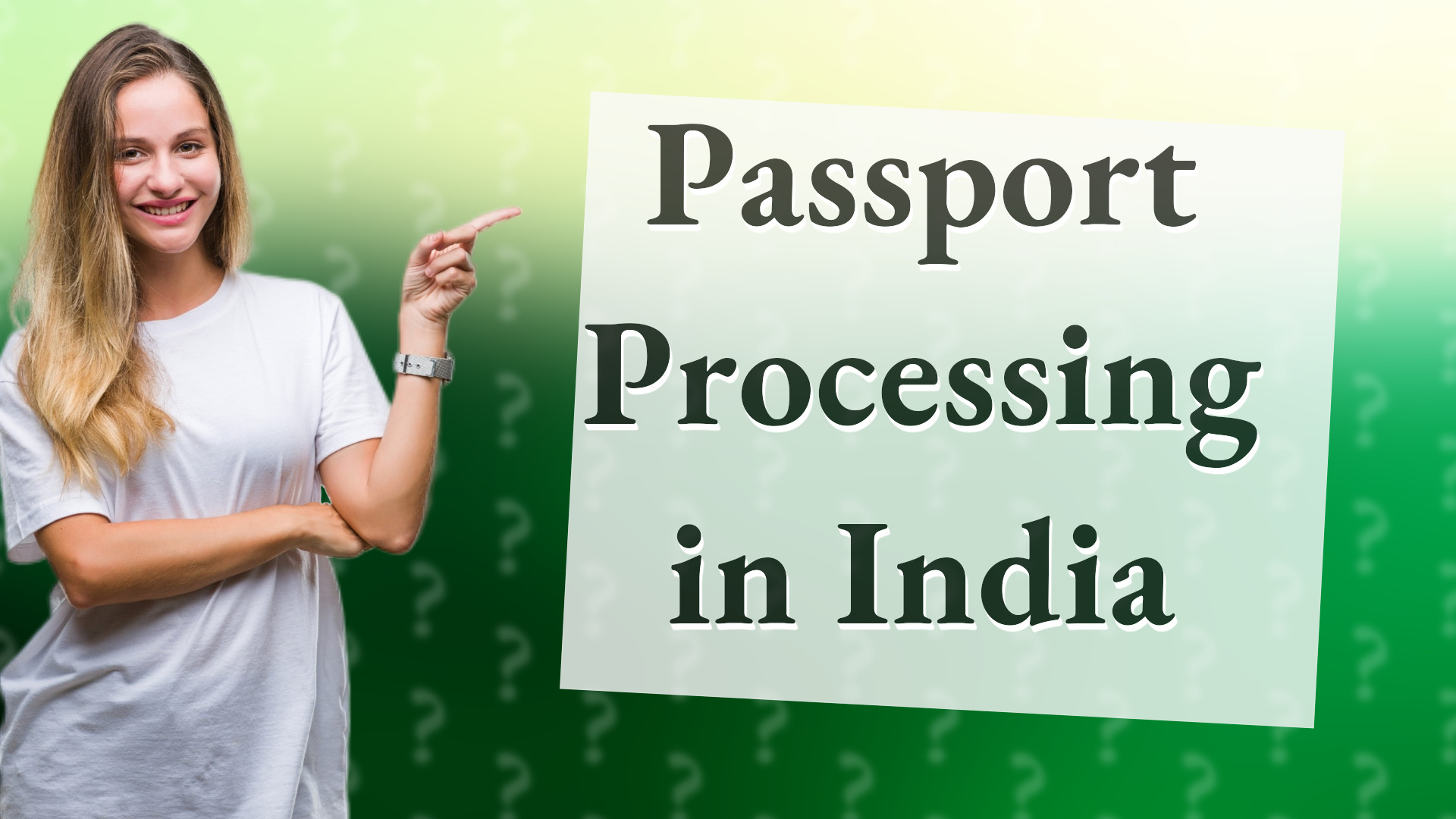 Passport Processing in India