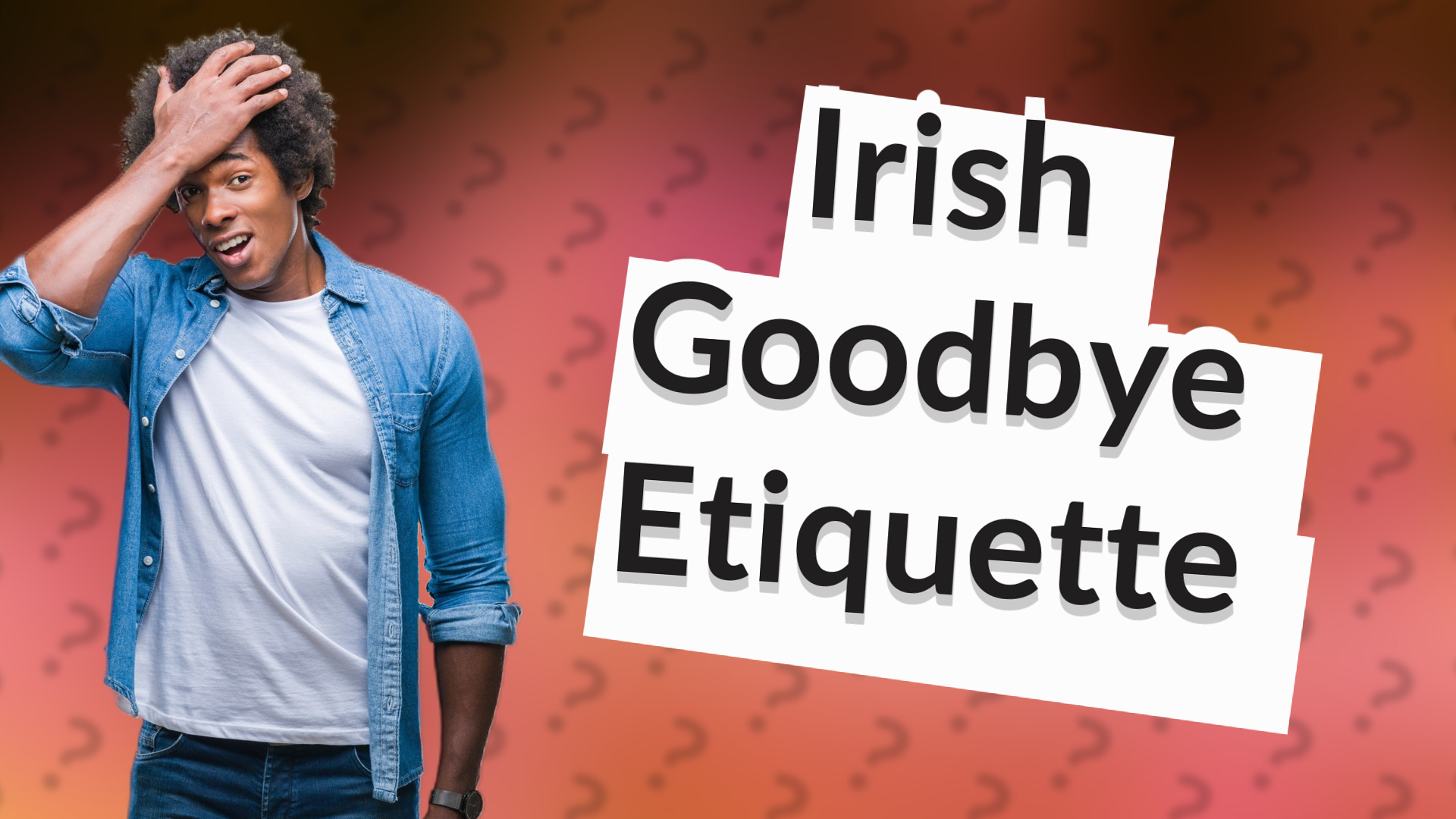 Irish Goodbye Etiquette