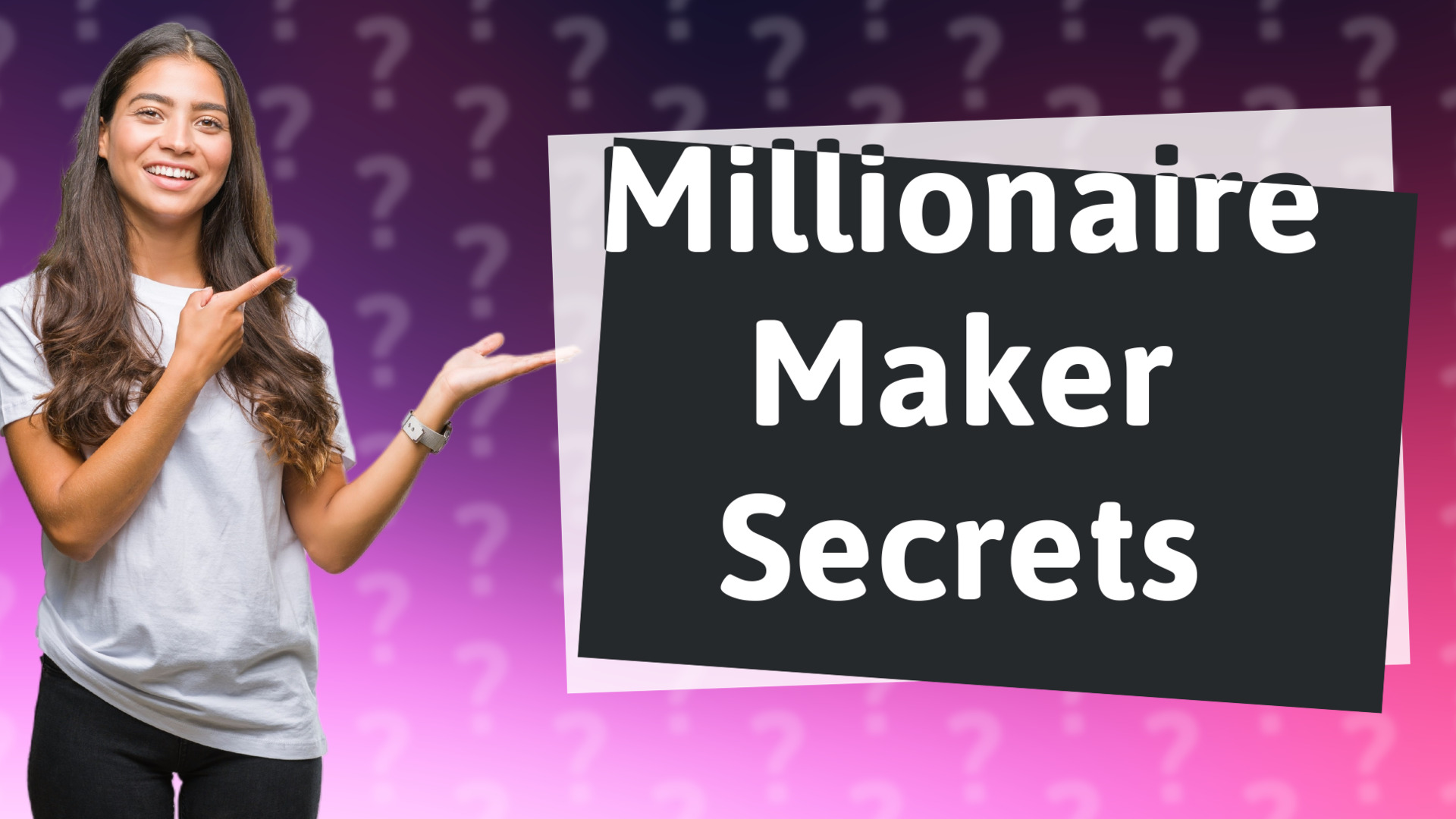 Millionaire Maker Secrets