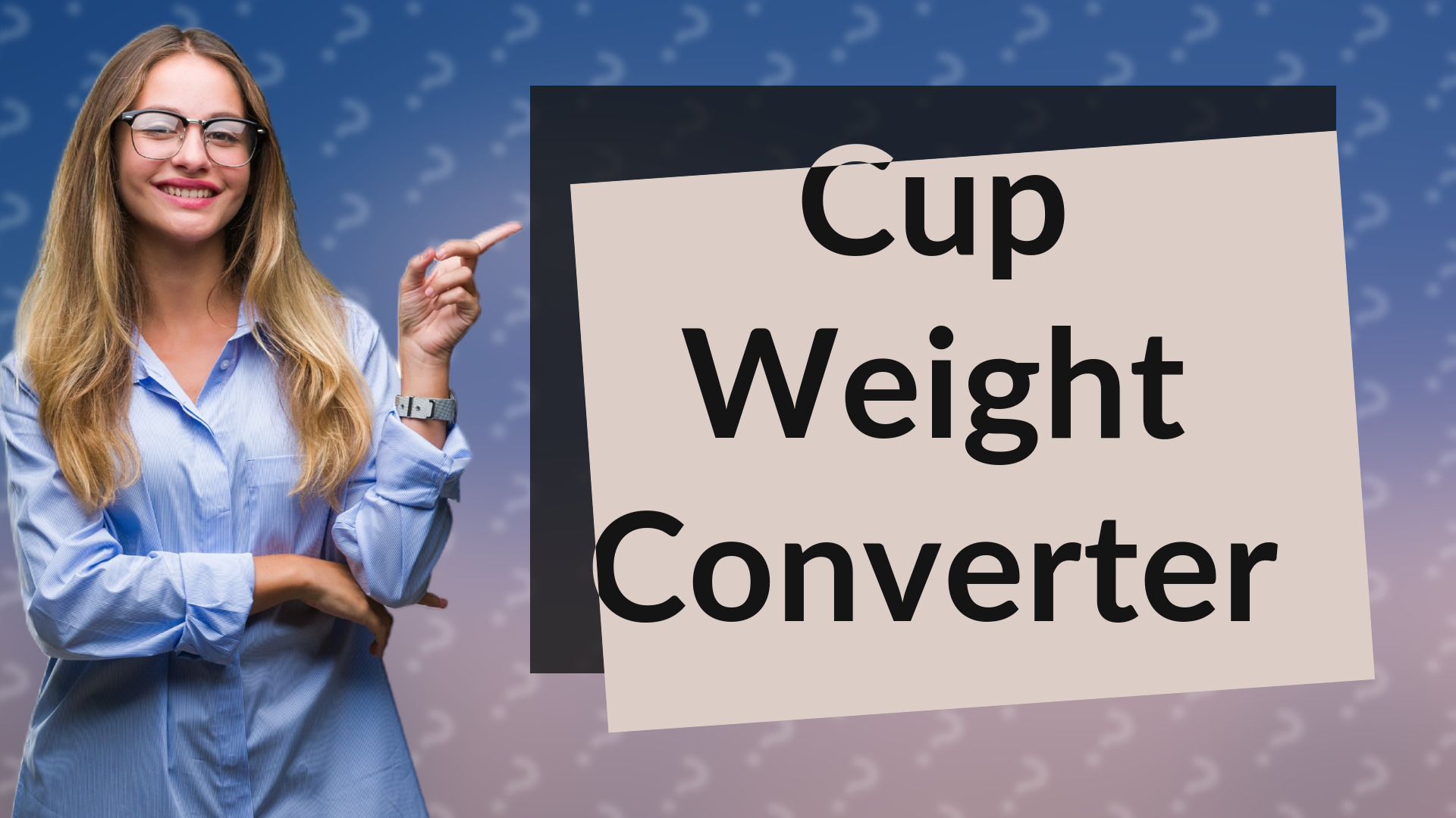 Cup Weight Converter
